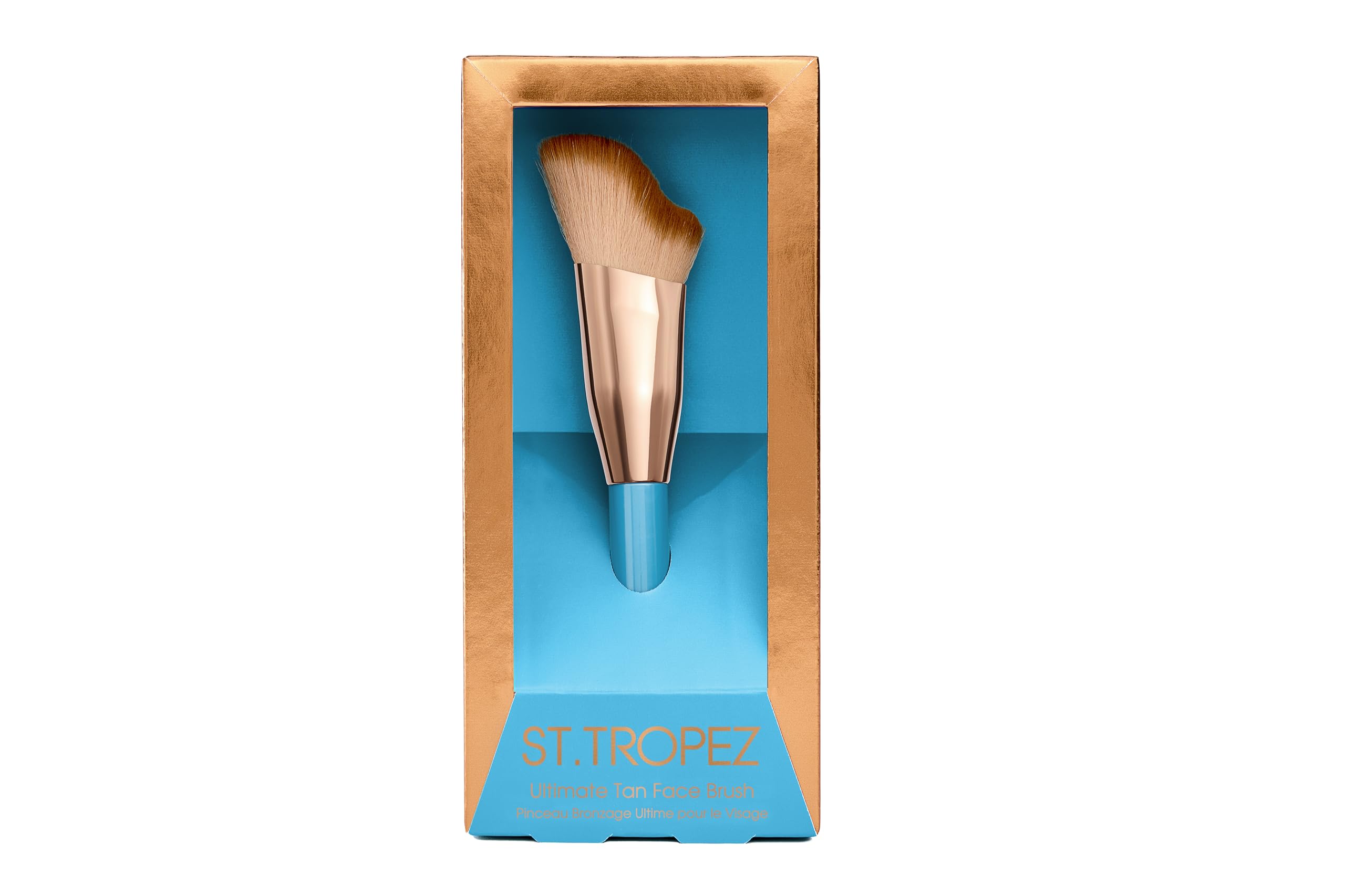 St.Tropez Ultimate Tan Face Brush - Flawless Streak-Free Application | Vegan Bristles | Blue 1