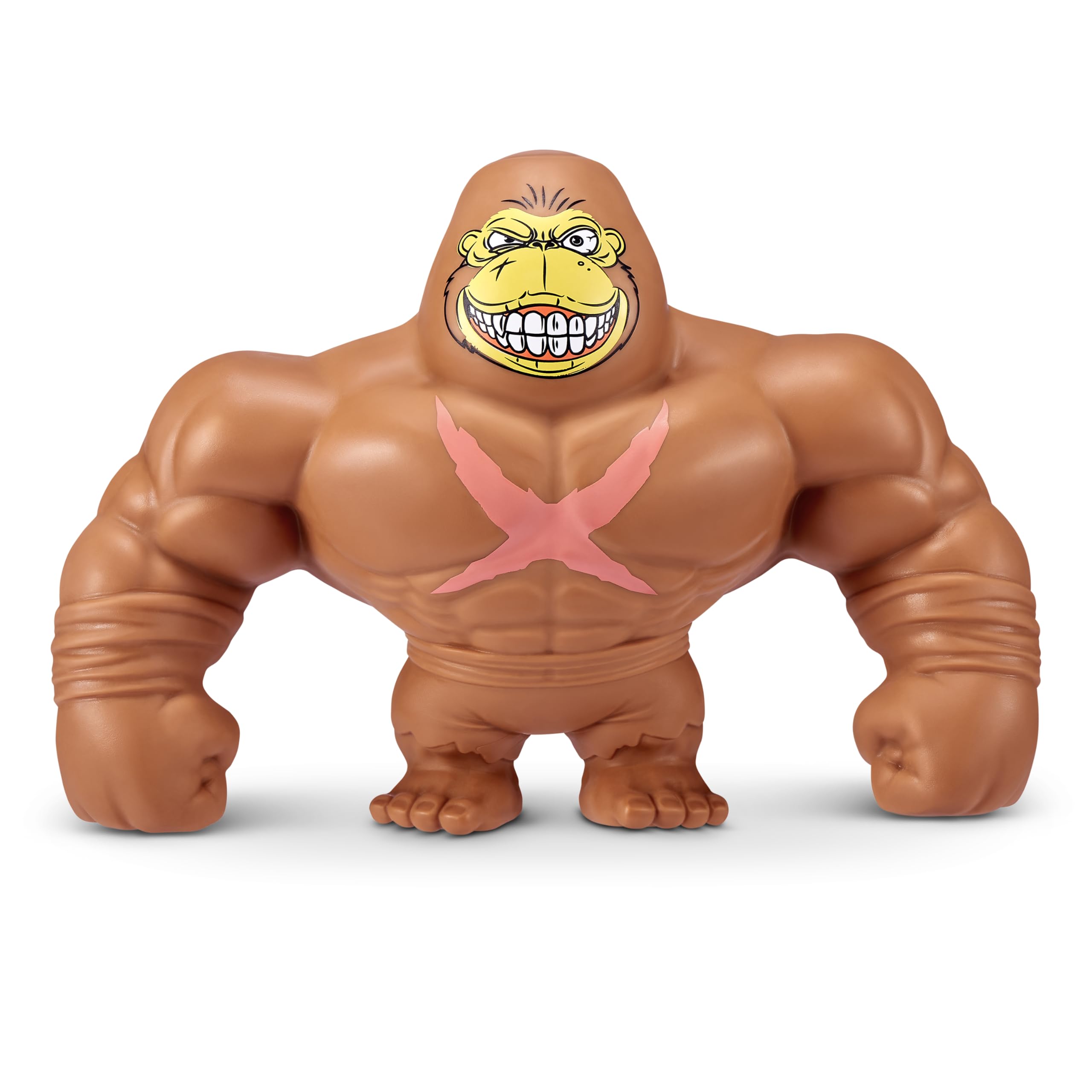 Smashers SLAM Heroes Gorilla (Brown) - Stretchable Action Figure for Kids 3+ 3