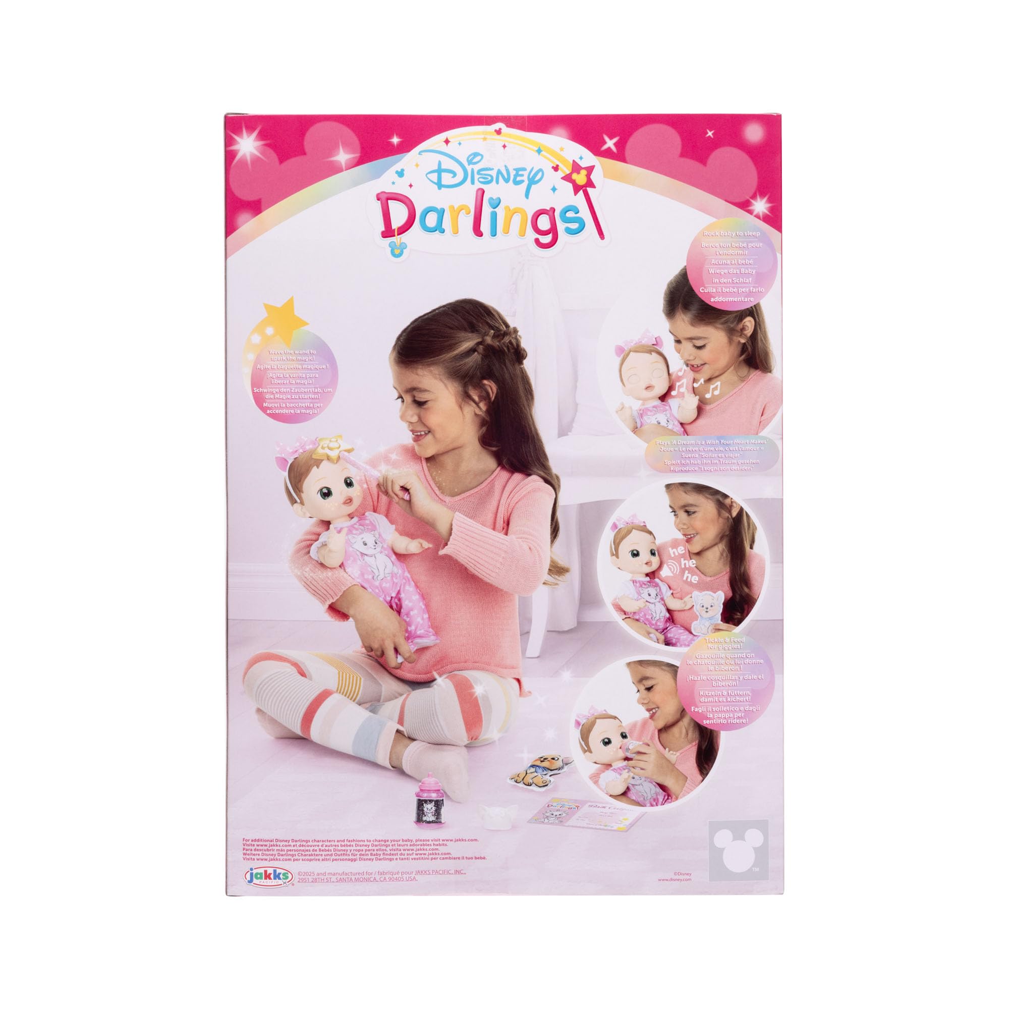Jakks Pacific Disney Darlings Marie Deluxe Feature Doll - 13 Inch, Interactive Audio, Ages 3+ 8