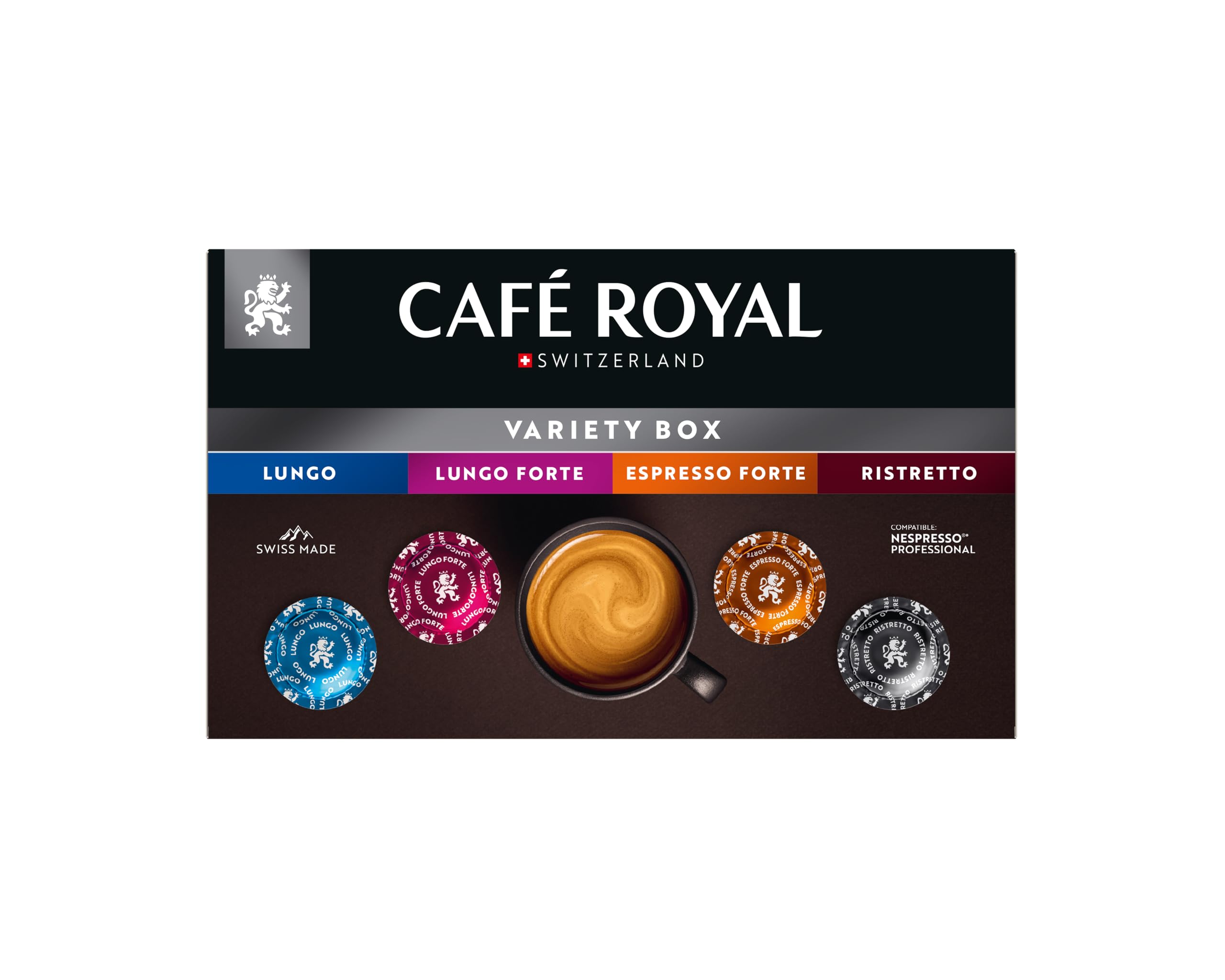 Café Royal Professional Pads, Sortenbox, 40 Pads für Nespresso Professional Maschinen