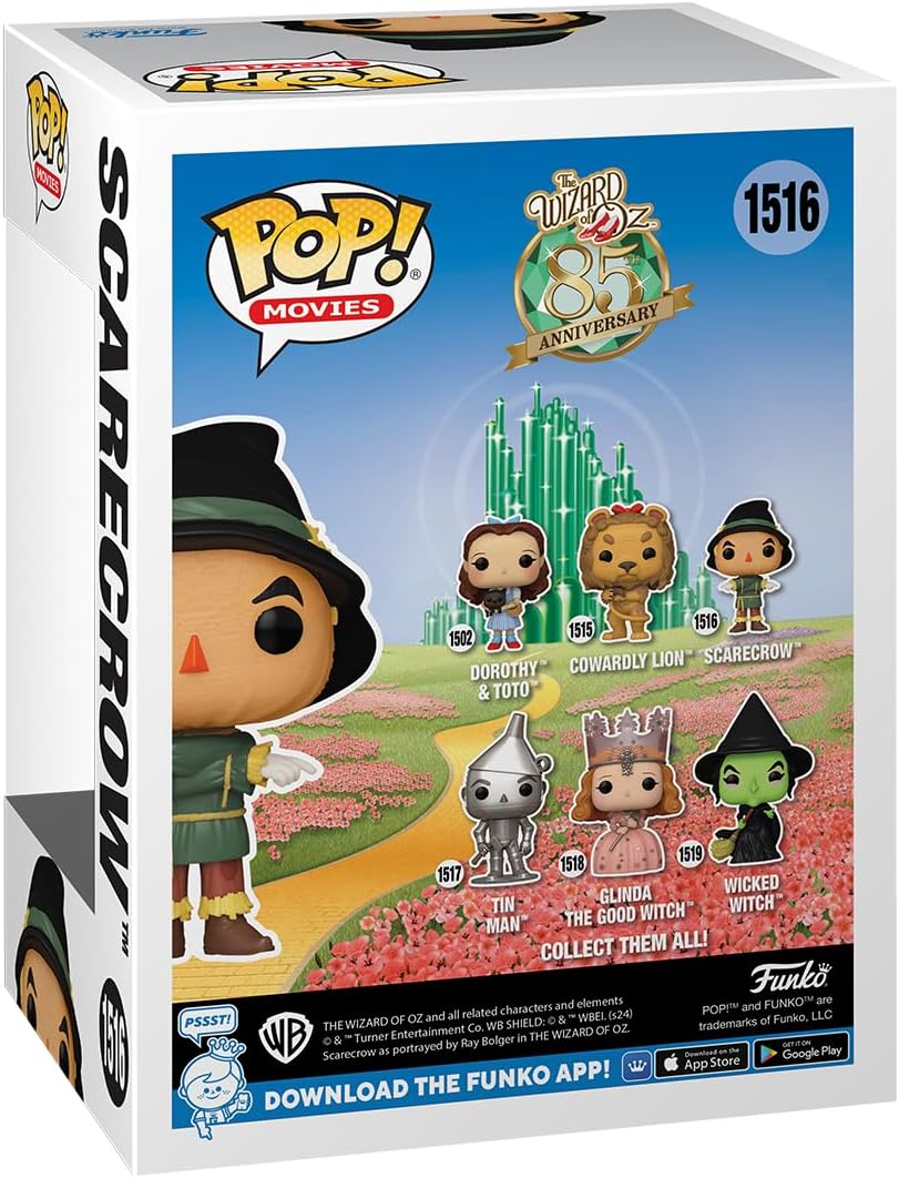 Funko Pop! Movies: The Wizard of Oz - Scarecrow Vinyl Figure 3