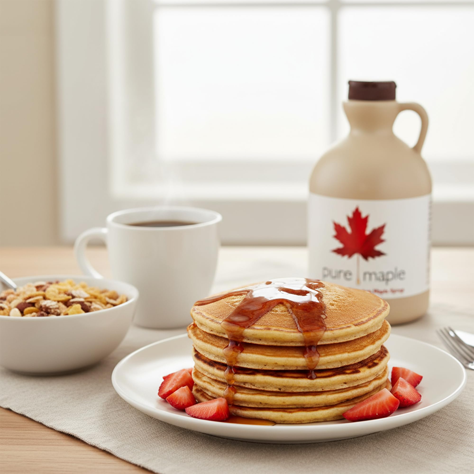 Pure Maple - Dark Robust Grade 100% Pure Maple Syrup - 1 Litre Jug 3