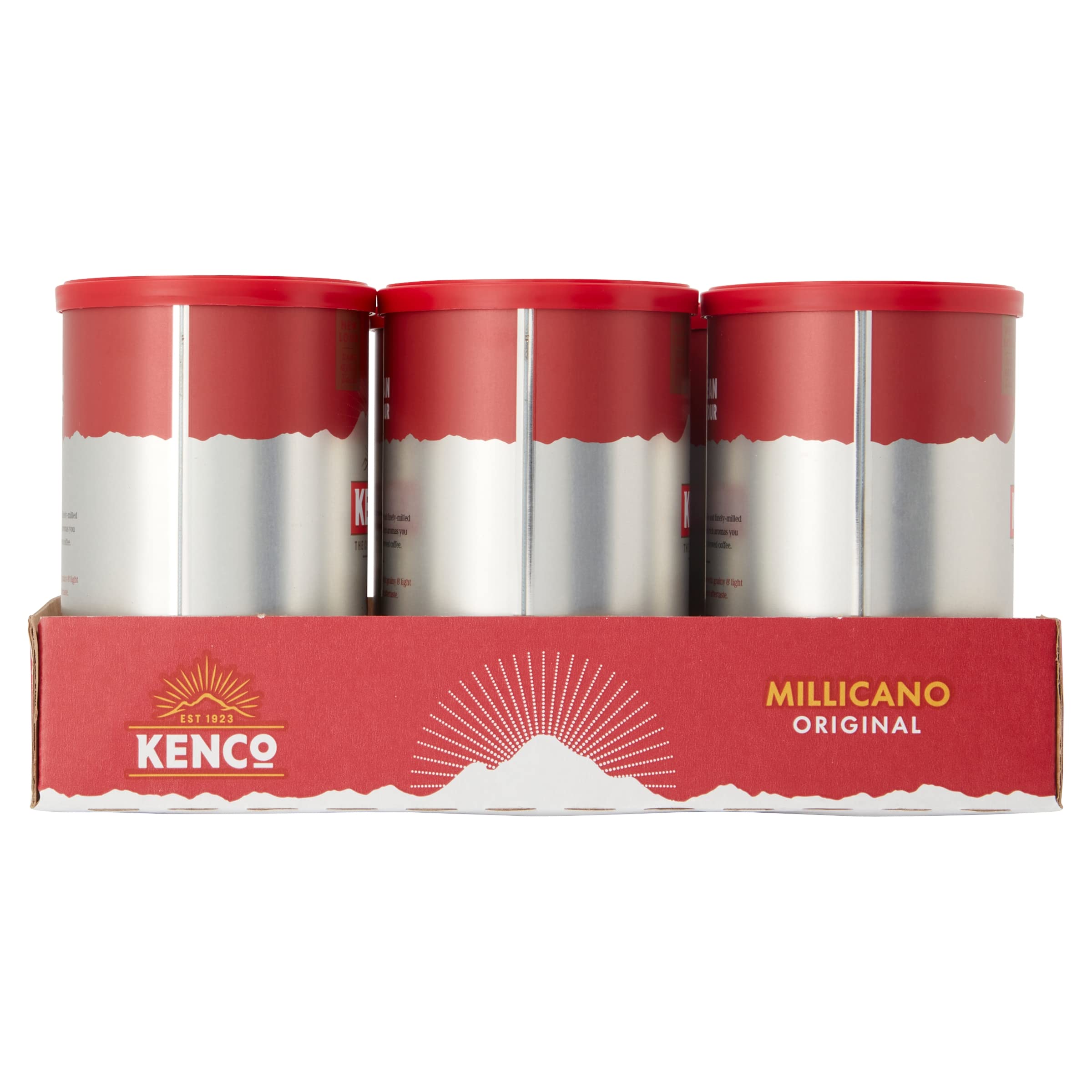Kenco Millicano Americano Original Instant Coffee 100g (Pack of 6 Tins, Total 600g)