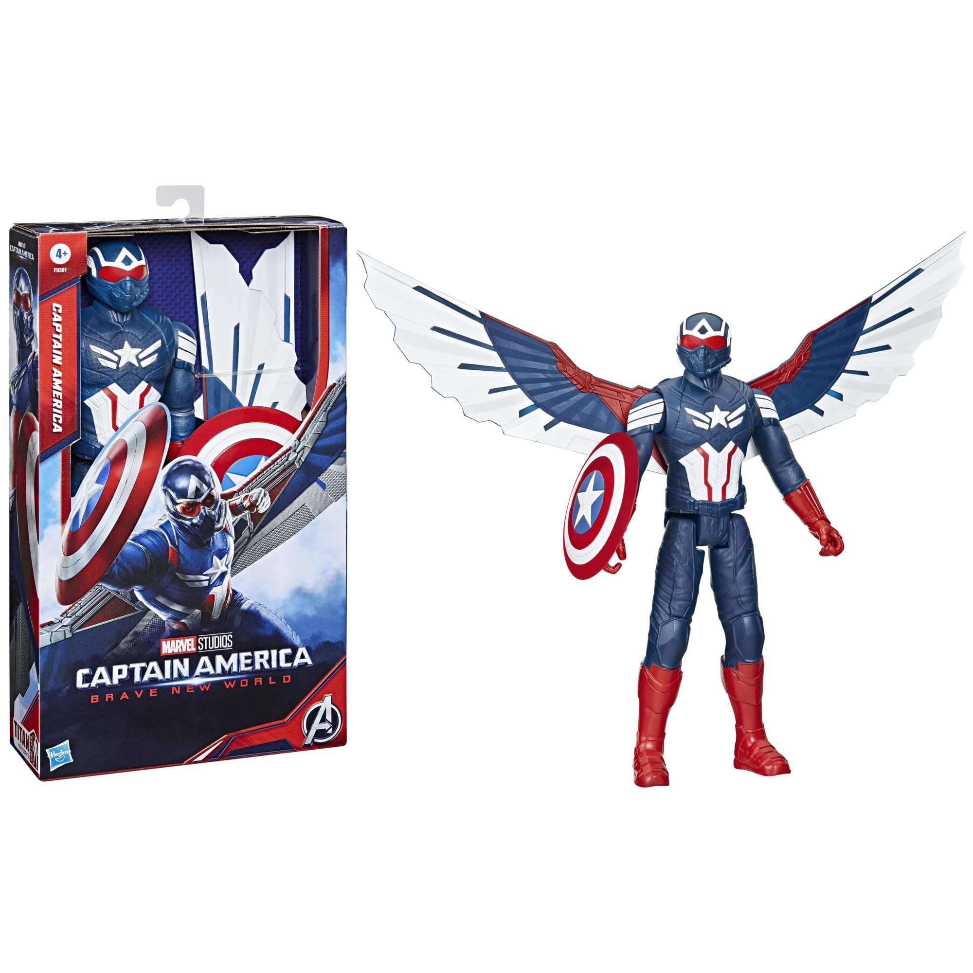 Marvel Studios Captain America Brave New World - 12-Inch Deluxe Captain America Action Figure 3