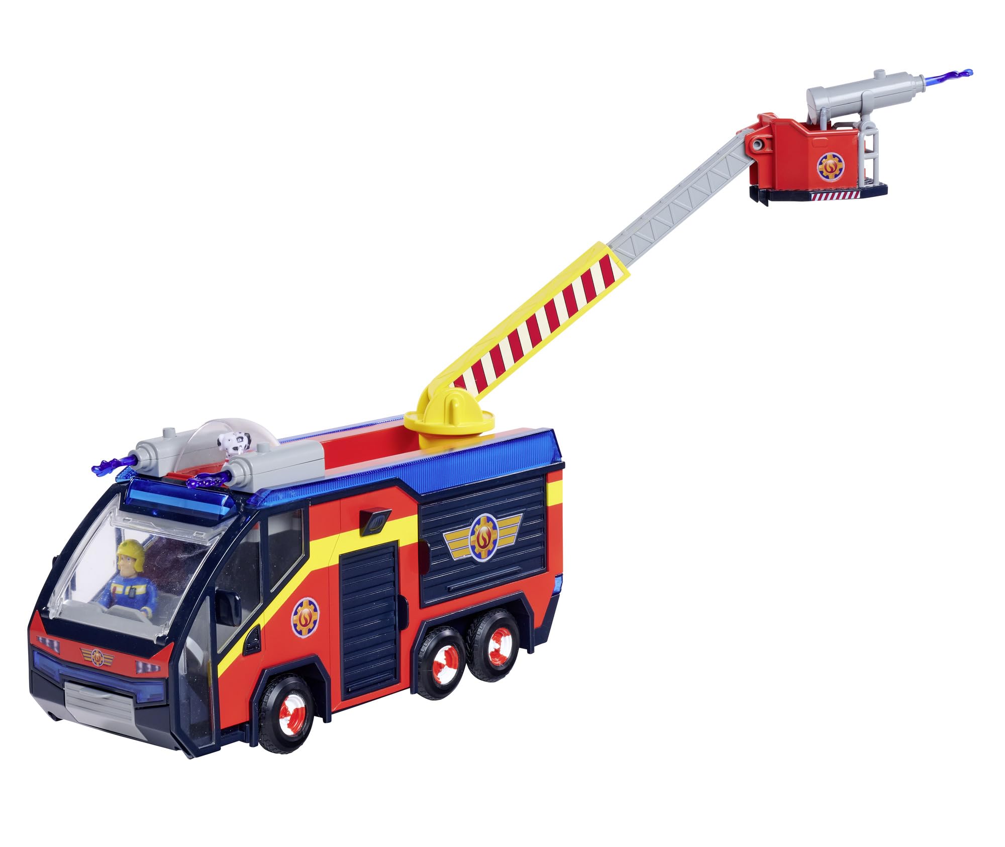 Fireman Sam Jupiter Deluxe Fire Engine Playset - Lights & Sounds, Ages 3+ 5