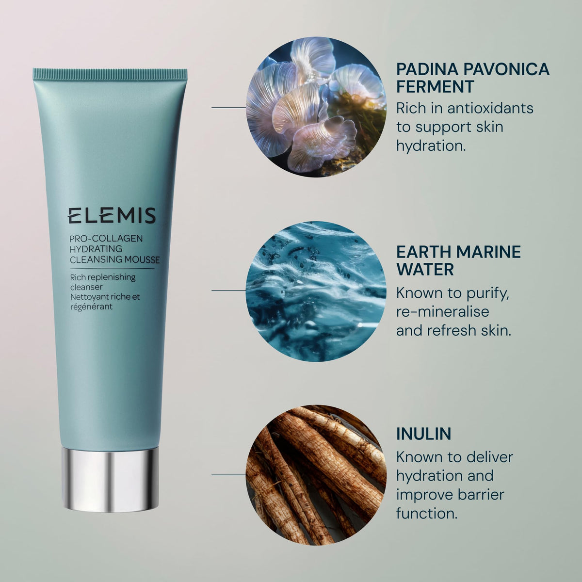 Elemis Pro-Collagen Hydrating Cleansing Mousse - Gentle Cleansing, Hydrating Formula, 125ml 5