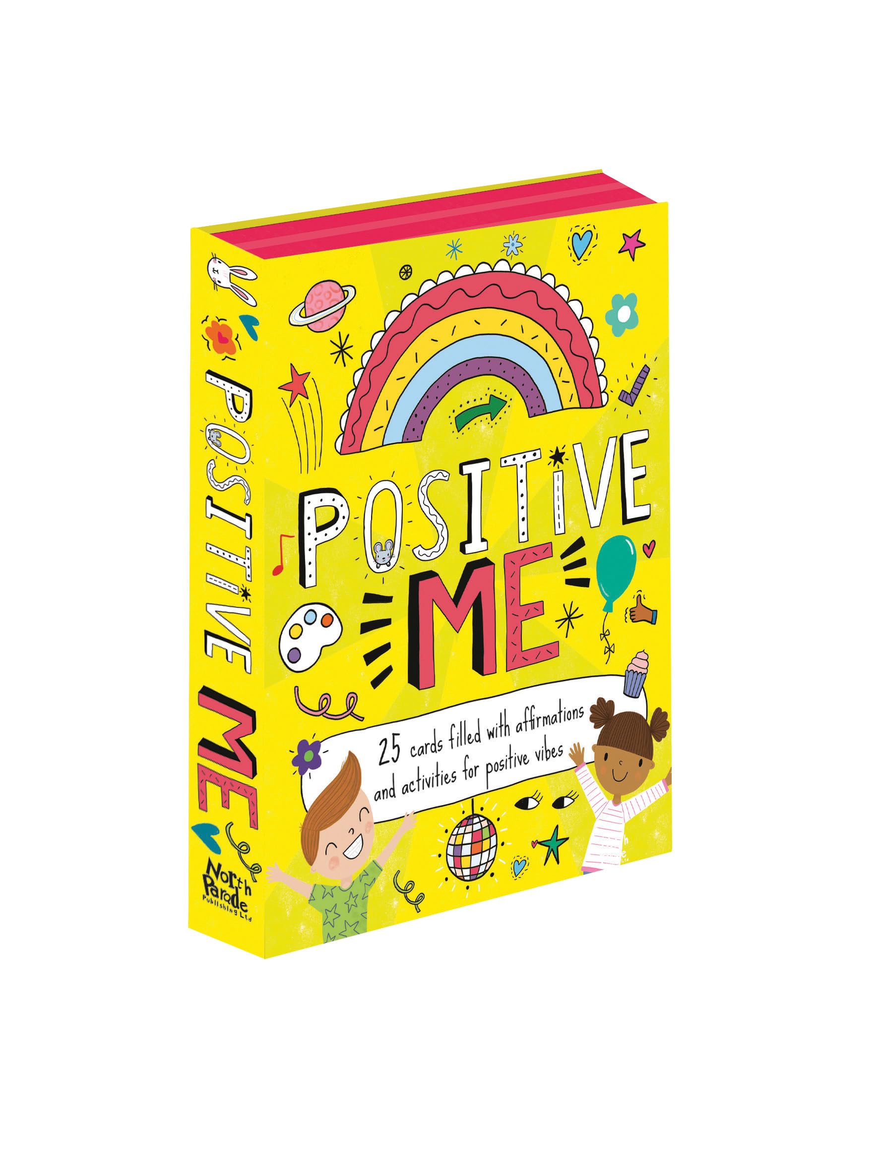 North Parade Publishing Positive Me Mindfulness Flash Cards - 25 Affirmation Cards for Kids