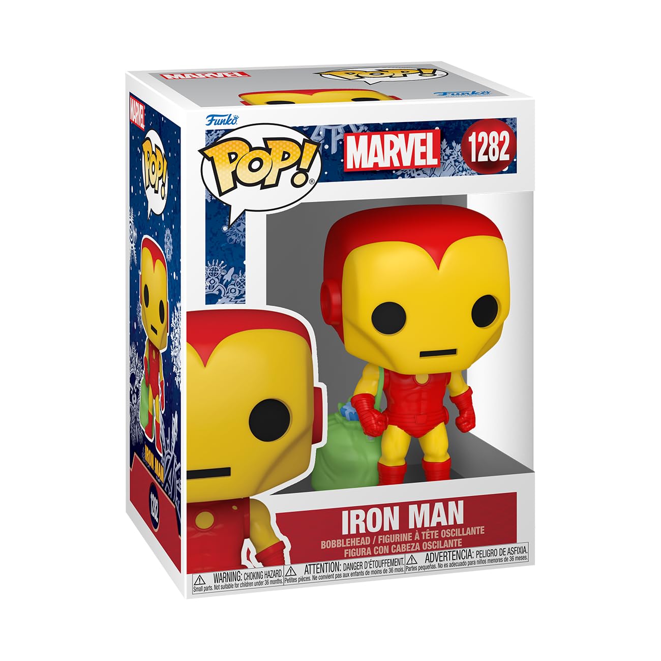 Funko Pop! Marvel: Holiday - Iron Man with Bag Vinyl Figure 9