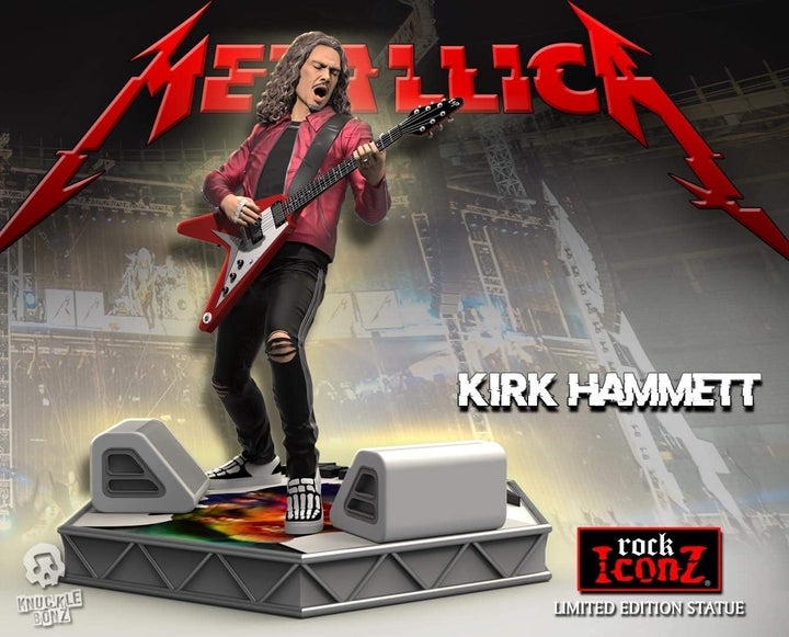 Knucklebonz Rock Iconz Metallica Series - Kirk Hammett Statue (Limited Edition)