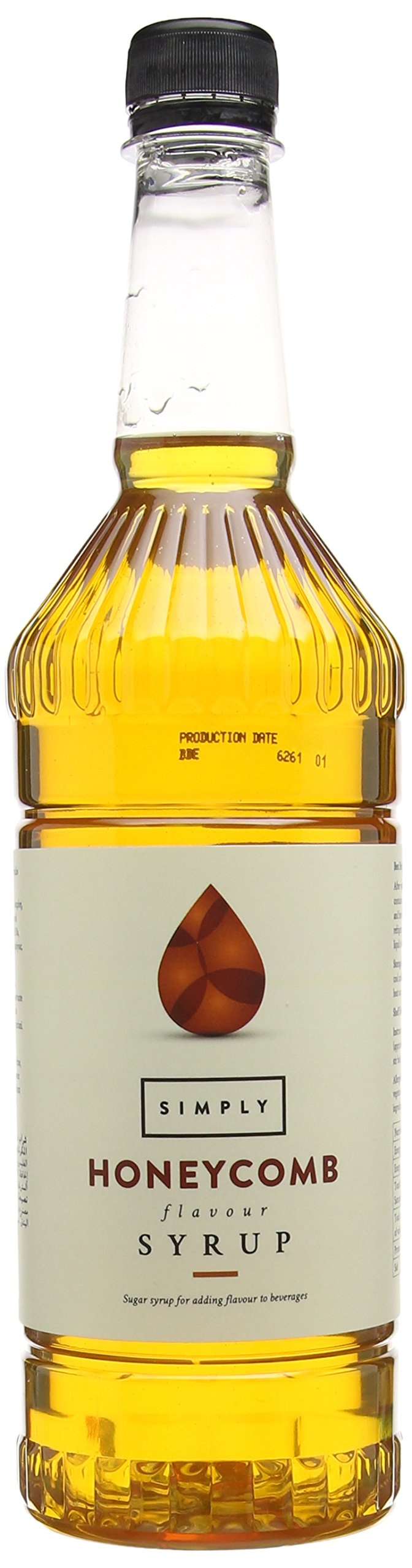 Simply Honeycomb Syrup - Vegan, Nut Free Flavoured Syrup for Coffee & Baking | 1L