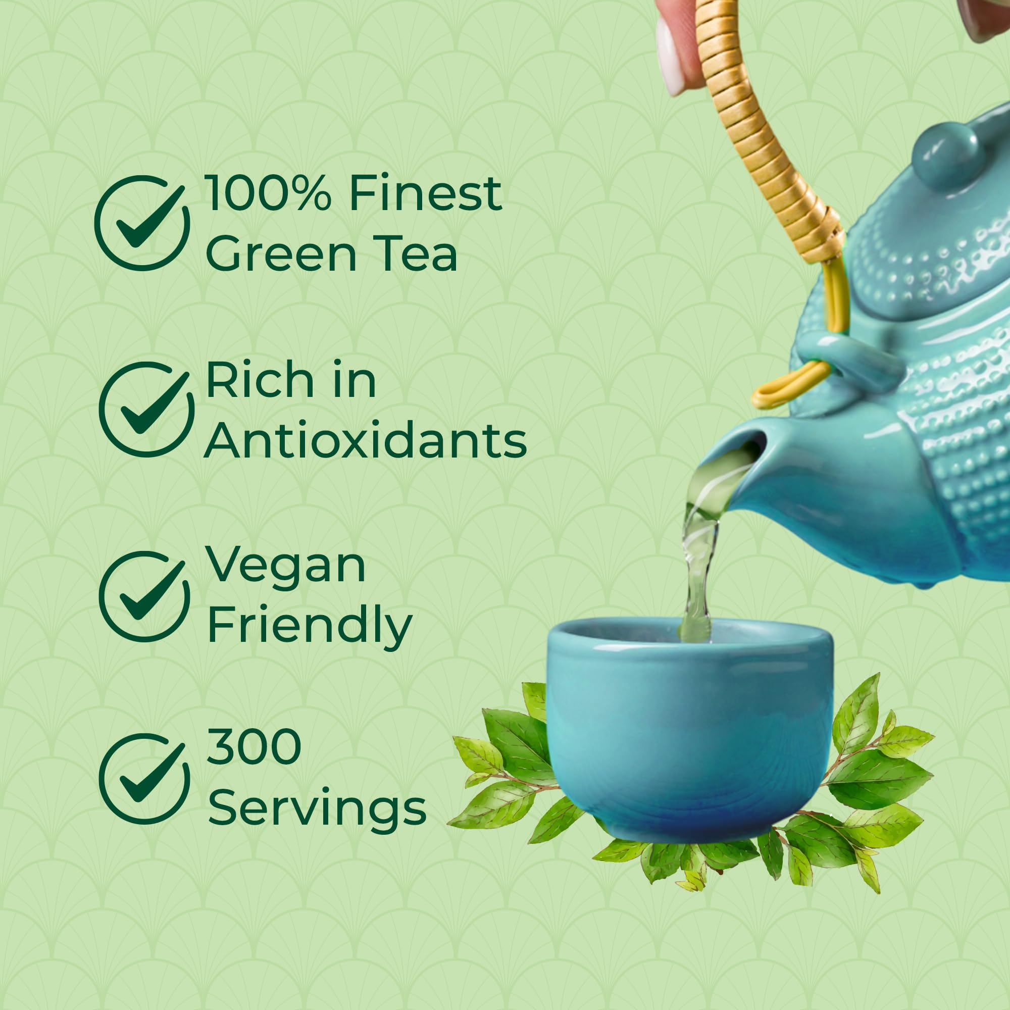 Double Dragon - Finest Chinese Green Tea 300 Tea Bags (12 Boxes)