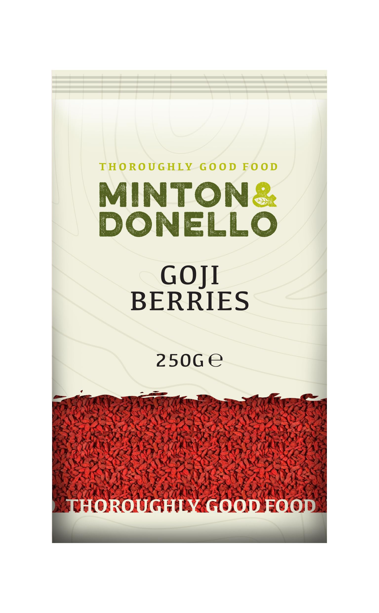 Minton & Donello Goji Berries - Sweet & Nutritious, Antioxidant-Rich Dried Fruit Snack