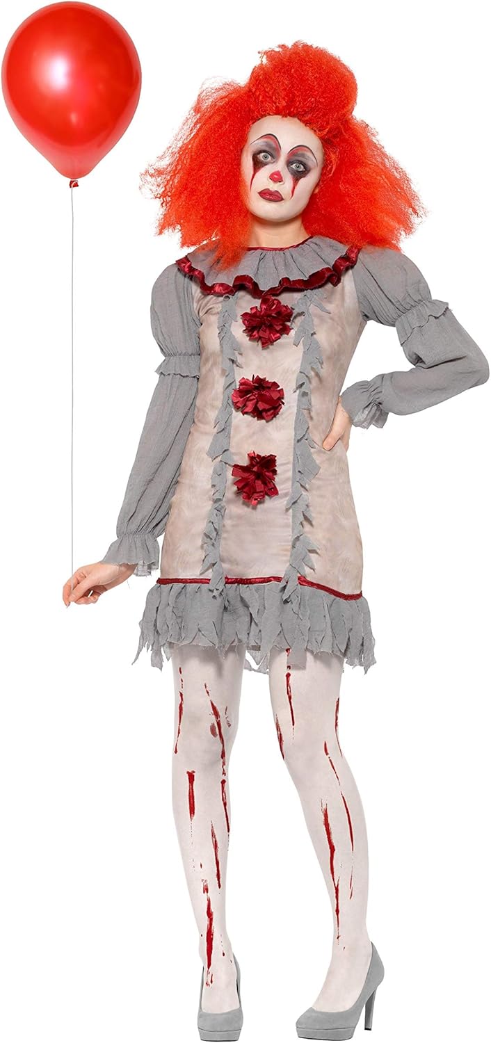 Smiffys Vintage Clown Lady Costume - Adult