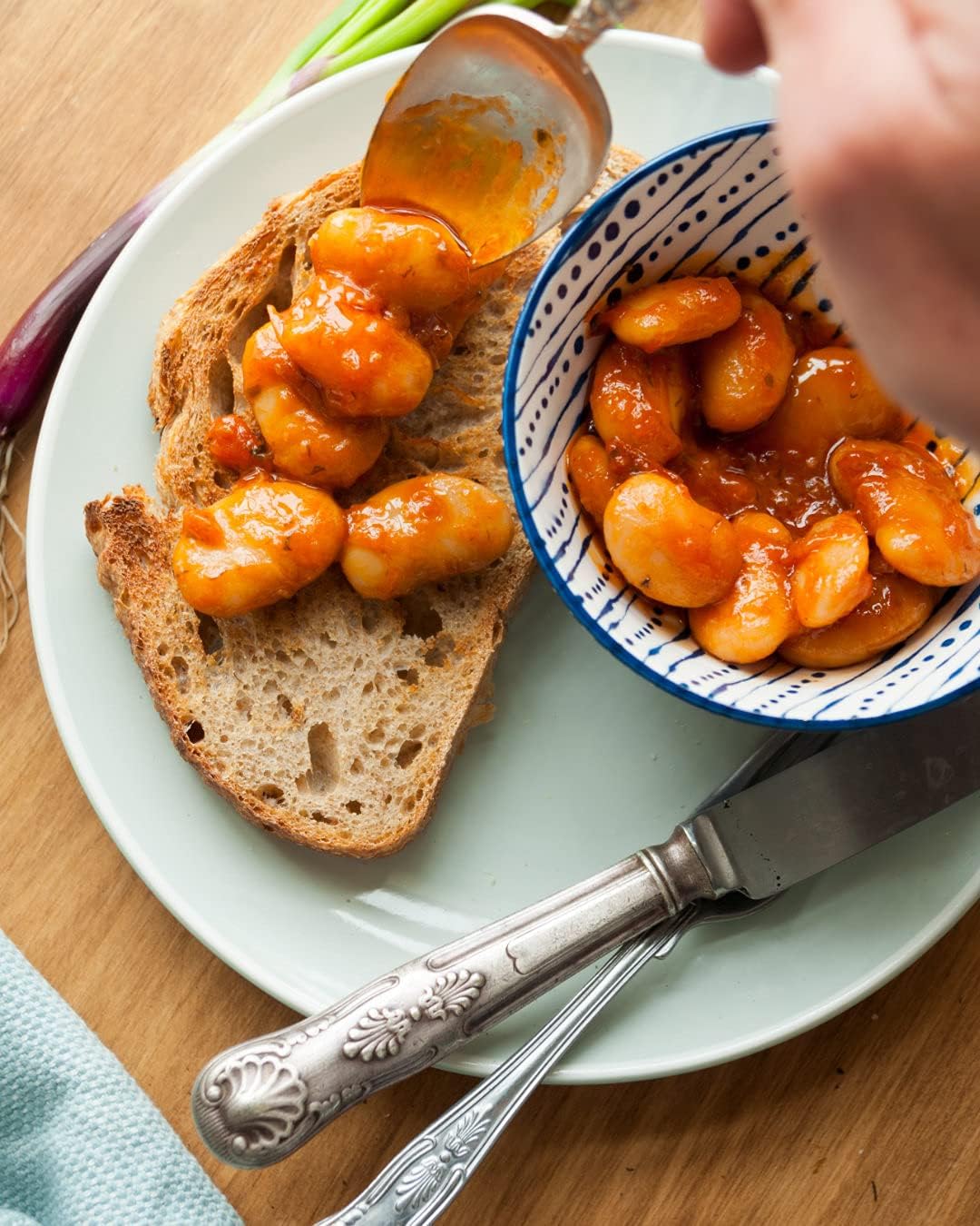 The Greek Kitchen - Gigantes Gebackene Riesenbohnen in Tomatensoße Veganerfreundlich 4