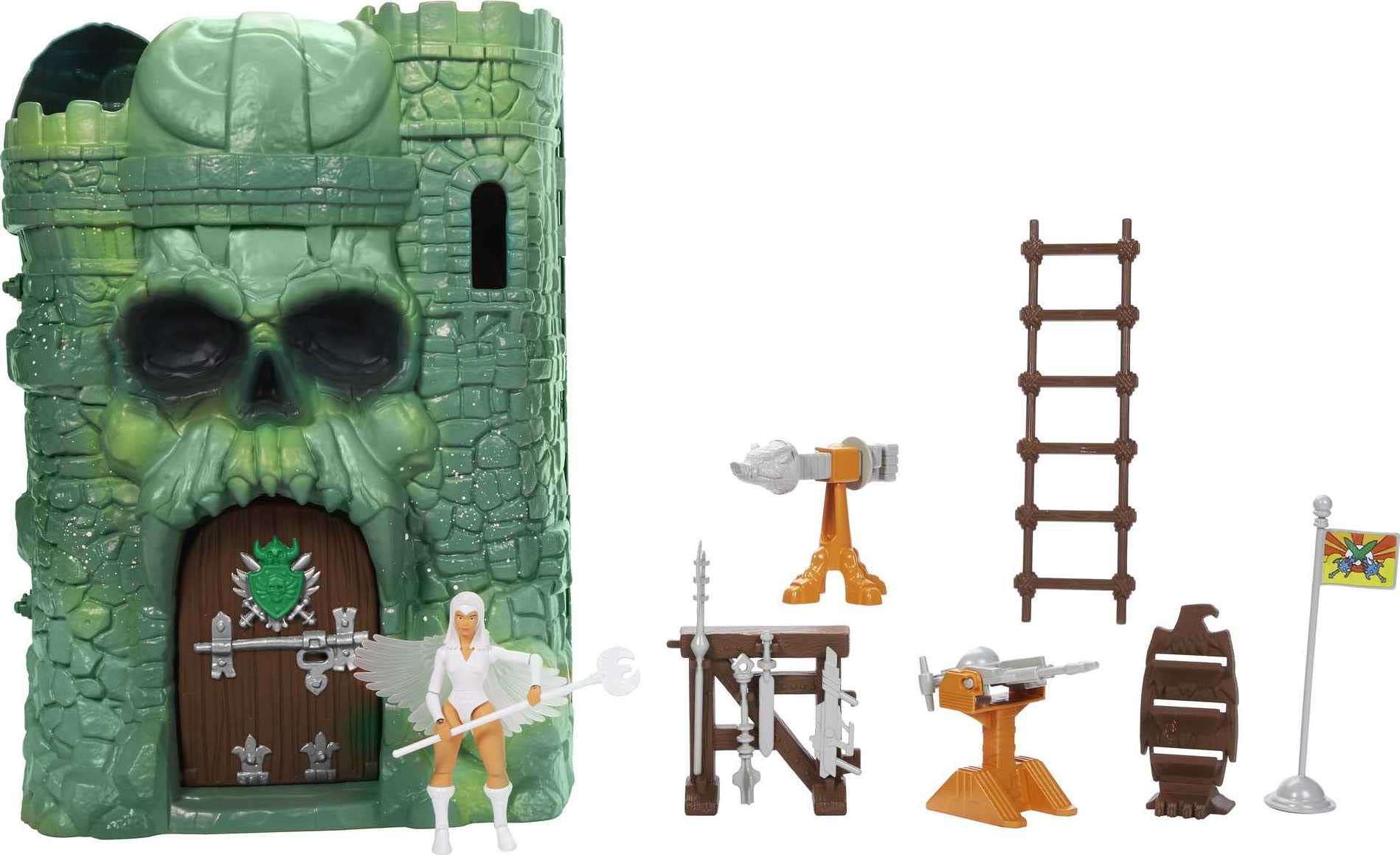 Masters of the Universe Origins Castle Grayskull Playset - Diorama-Style Action Figure Playset with Working Lift & Trap Door 6