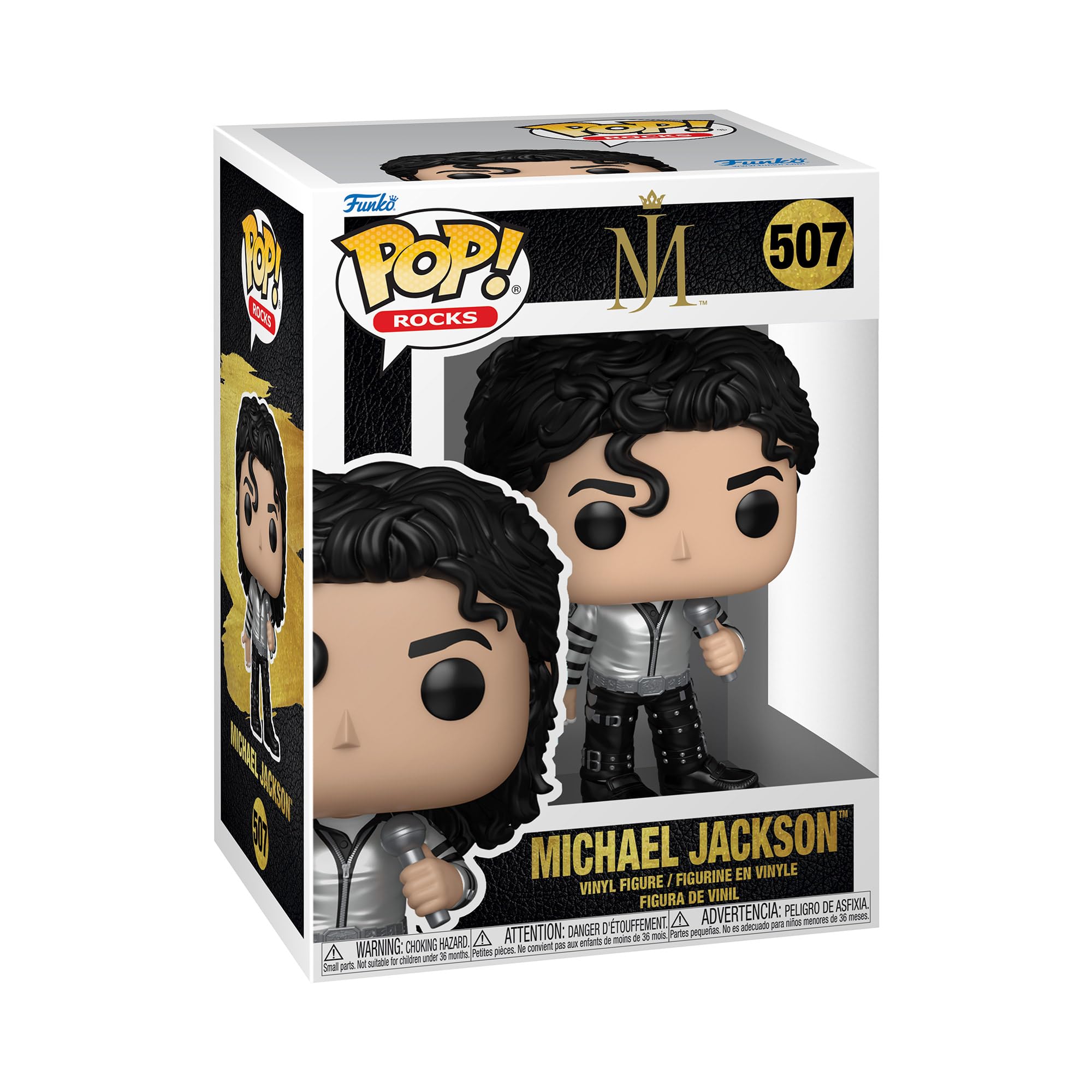 Funko POP! Rocks Michael Jackson - Bad Tour Metallic Vinyl Figure - 3.75 inches