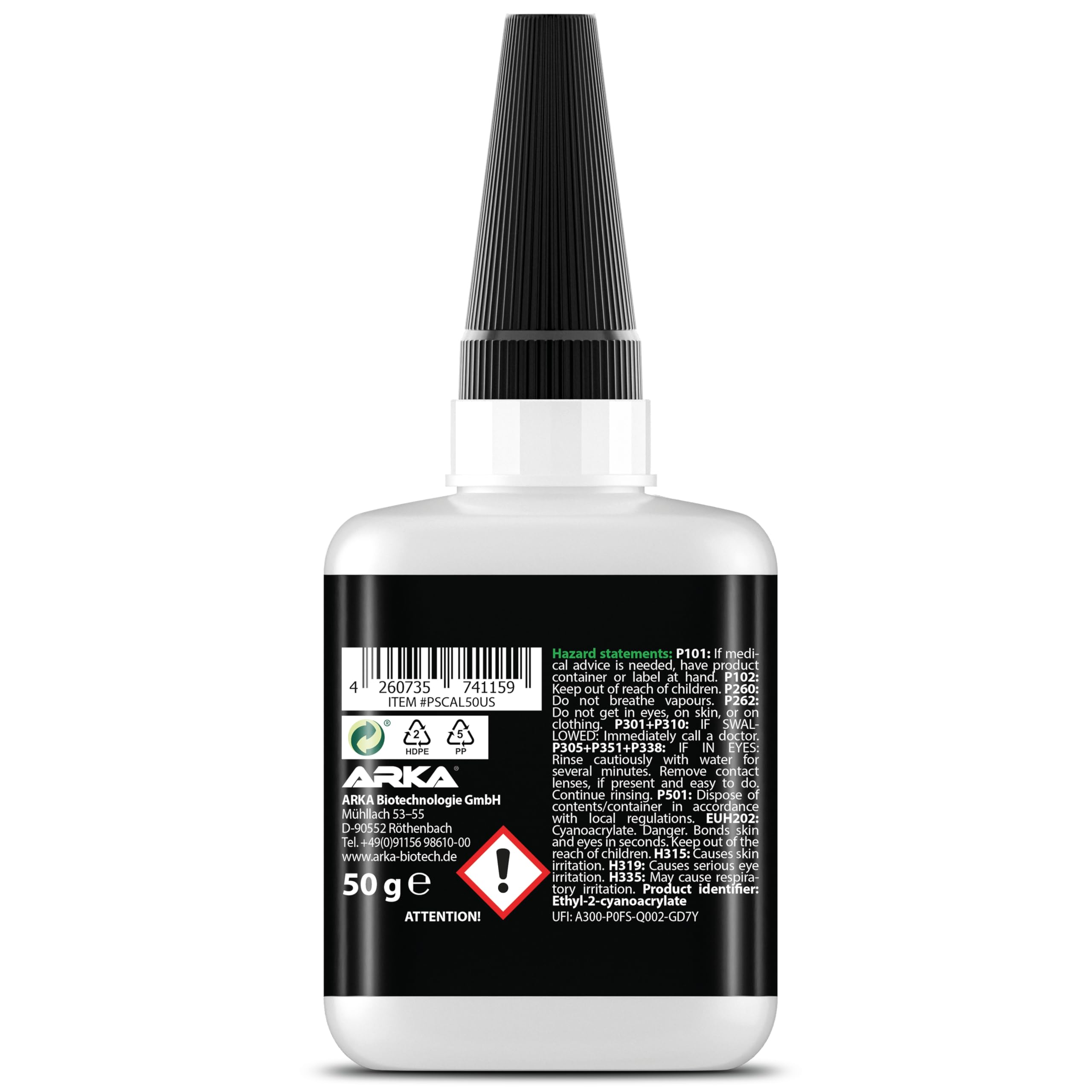 ARKA Plantscaper Liquid Adhesive - 50g Strong Liquid Cyanoacrylate for Aquascaping