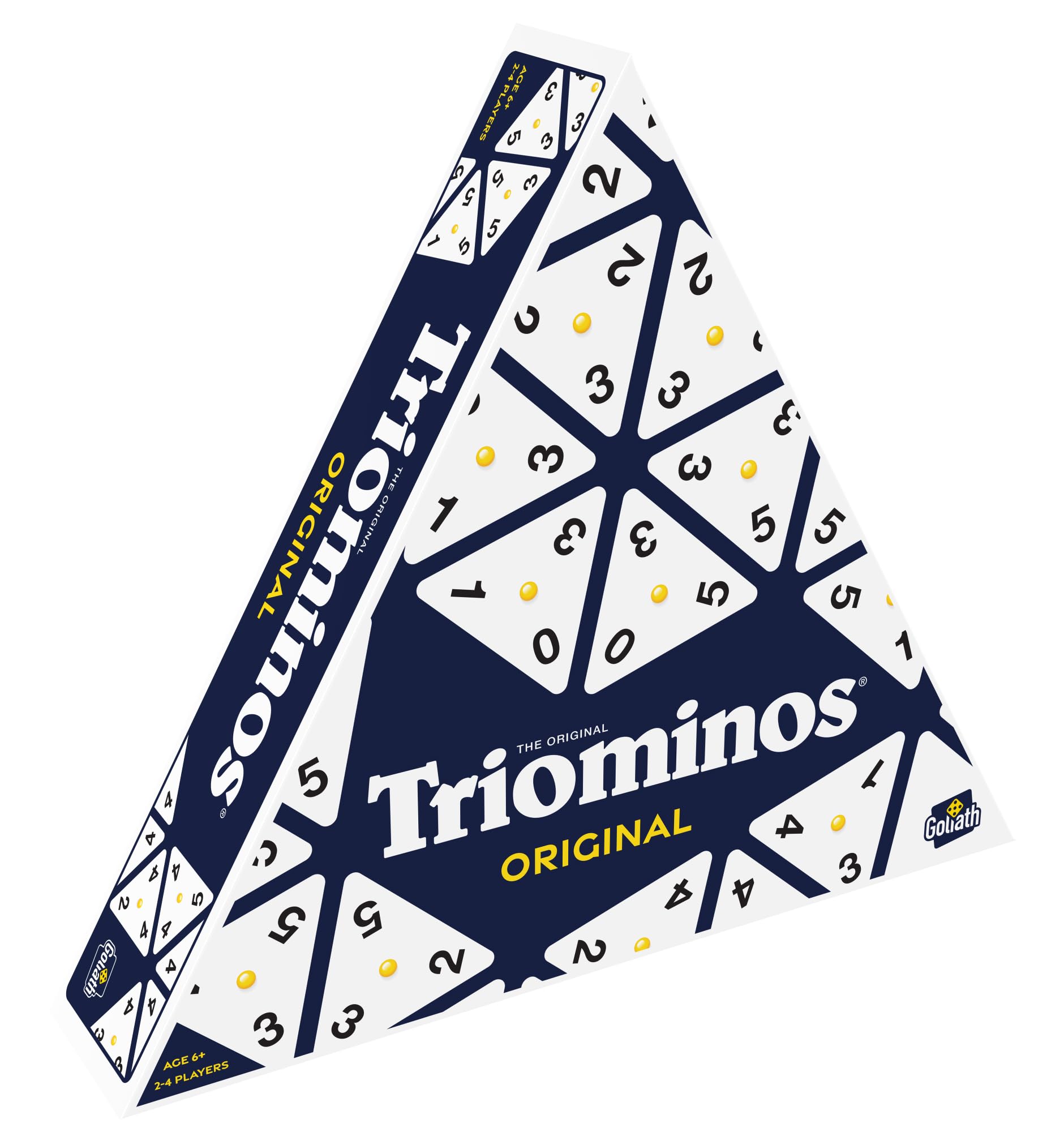 Goliath Triominos Deluxe Game - Triangular Dominoes for 2-4 Players, Ages 6+ | Special Edition