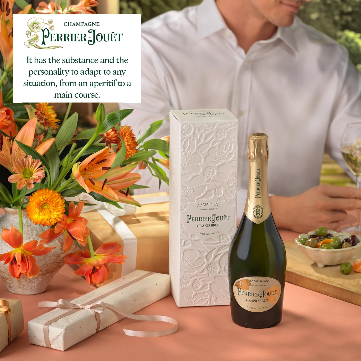 Perrier-Jouët - Grand Brut Non Vintage Champagne (750ml) 9