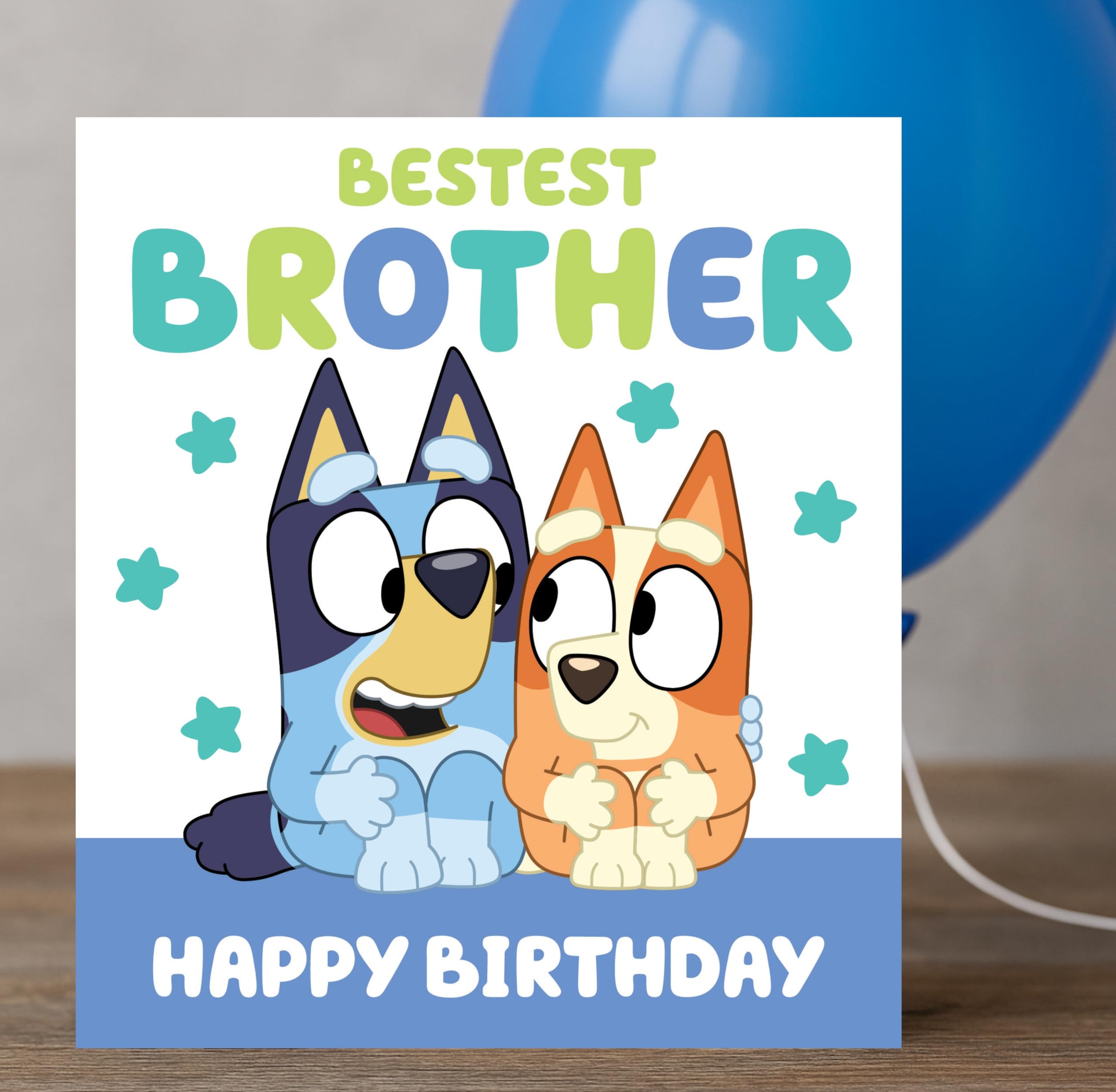 Danilo Promotions LTD Bluey Birthday Card for Brother | Official Licensed Product 2