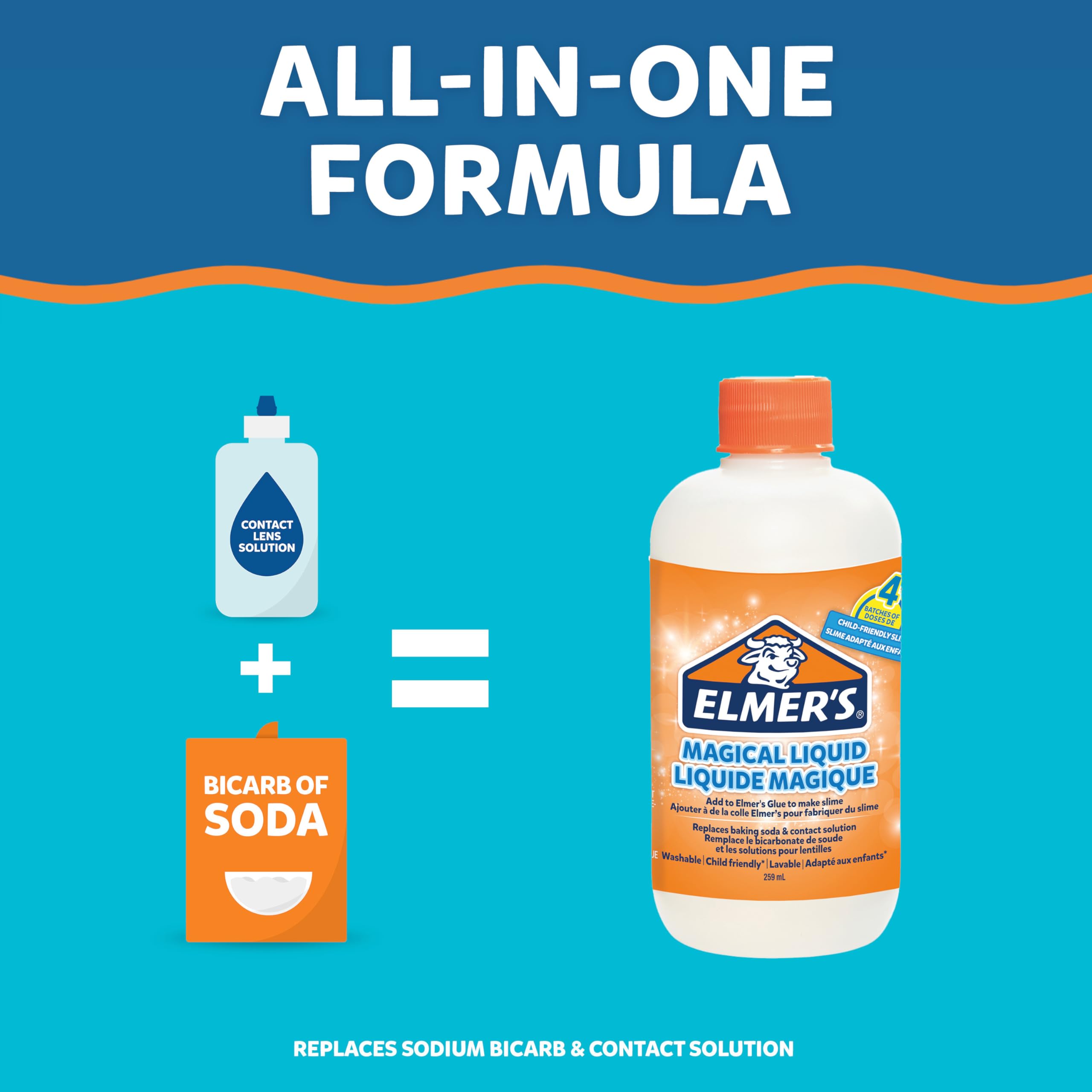 Elmer's Metallic Slime Kit – Kunst- und Bastelspielzeug für Kinder mit schimmernden Schleimzutaten 3