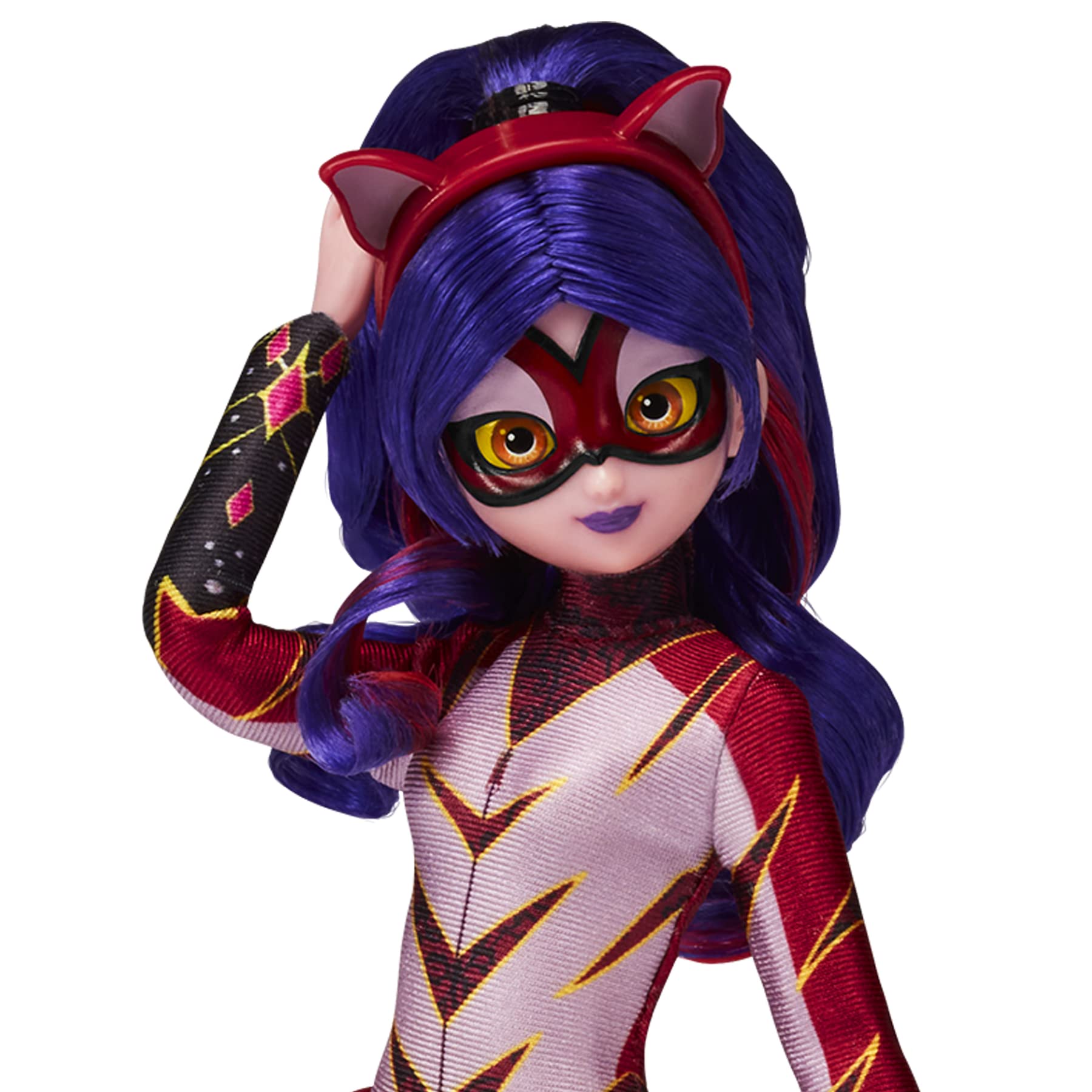Miraculous Purple Tigress Fashion Doll - 26cm Articulated Figure with Kwami & Accessories | Bandai 9