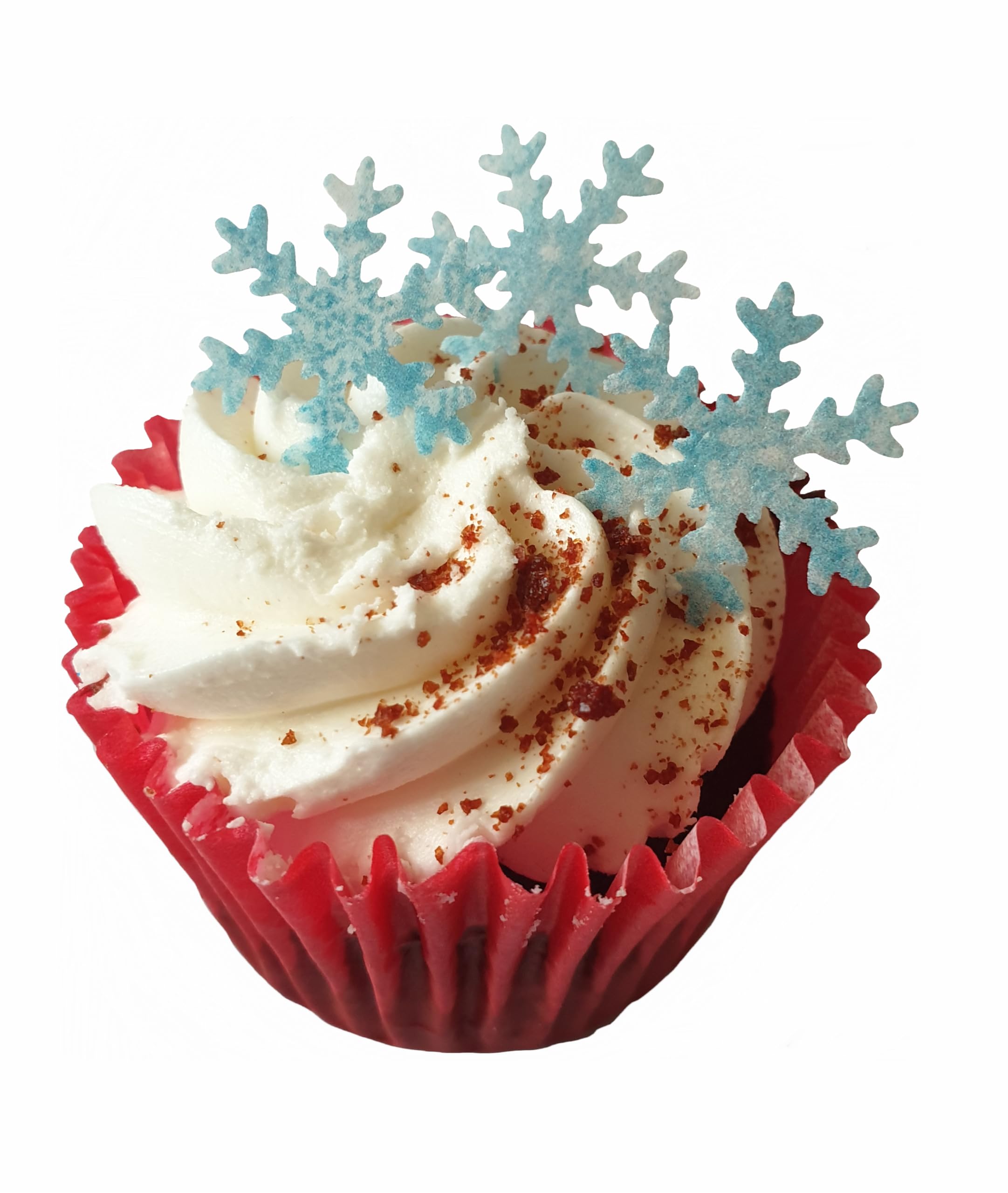 Toppercake - Edible Wafer Paper Frozen Snowflake Cake Decorations