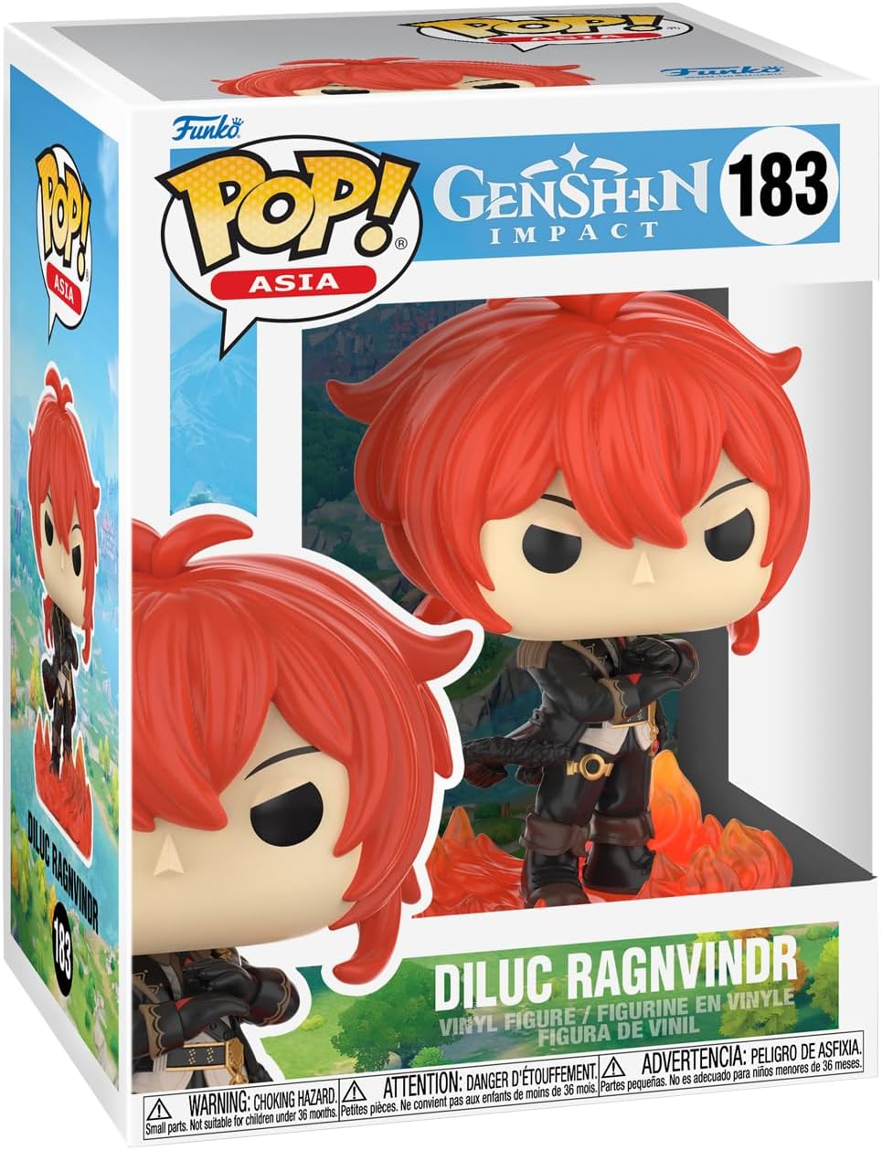 Funko Pop! Games Genshin Impact - Diluc Ragnvindr Vinyl Figure (80895)