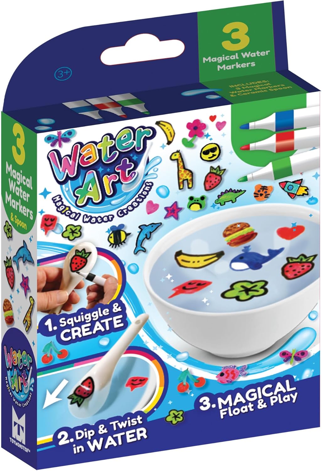 Water Art WA1000 3er-Pack – Magisches Wassermalen für Kinder