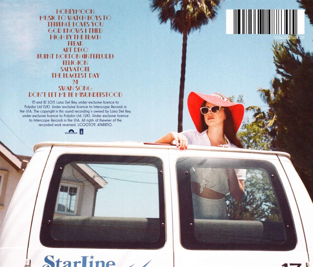 Lana Del Rey - Honeymoon Audio CD 2