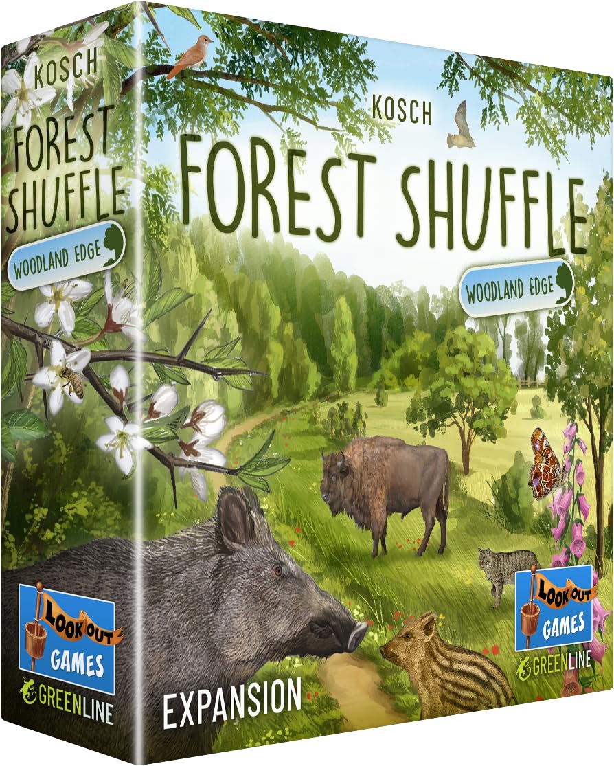 Lookout Forest Shuffle: Woodland Edge Card Game Expansion | Ages 10+ | 2-5 Players | 60+ Minutes