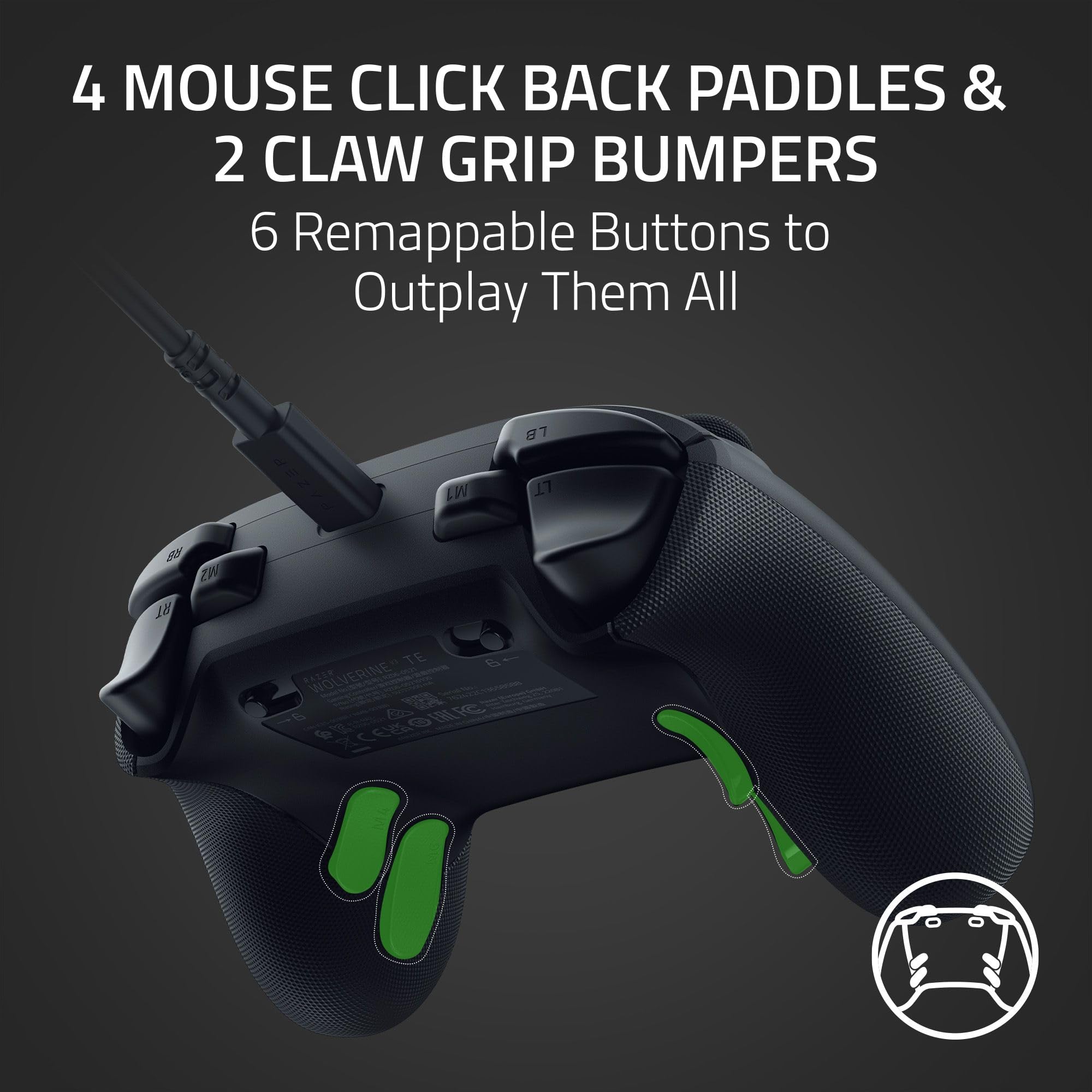 Razer Wolverine V3 Tournament Edition - Wired Esports Controller for Xbox Series X & S | PC 5