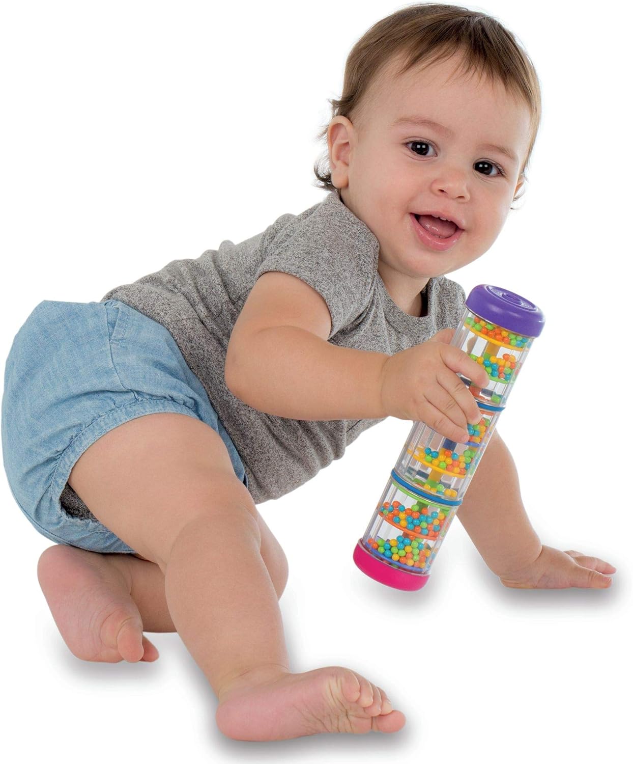 Halilit Mini Rainbomaker Musical Instrument - Rain Sound Toy for Babies 6 Months+ 3