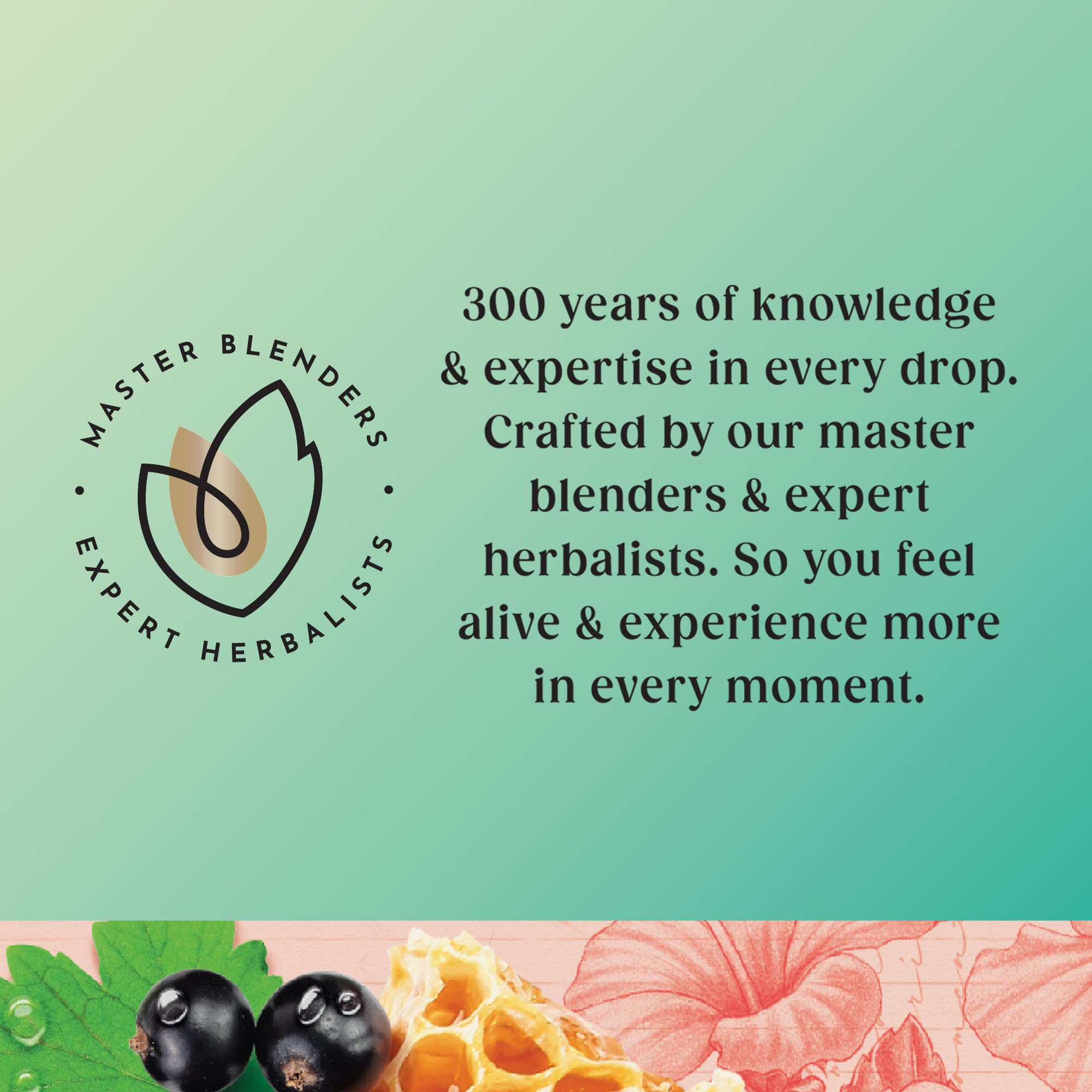 Twinings Superblends Heartea Tea - Blackcurrant & Rosemary Herbal Infusion with Honey, Hibiscus & Vitamin B1 - 20 Biodegradable Tea Bags 4