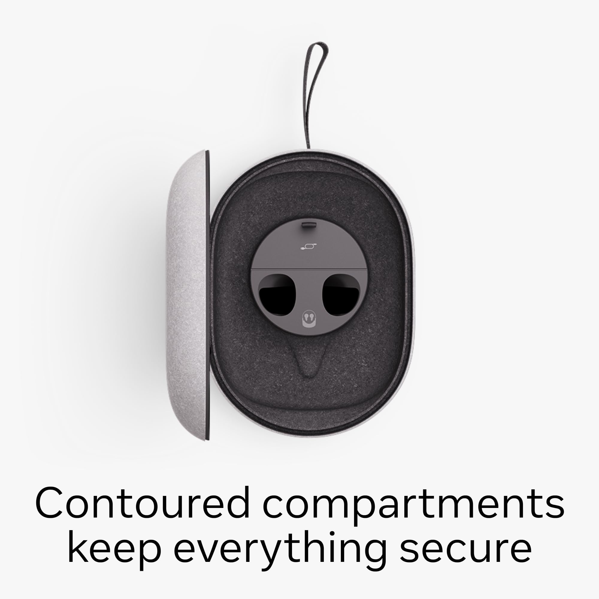 Meta Quest Carrying Case for Quest 3/3S – Protective Felt Shell with Organized Storage 5