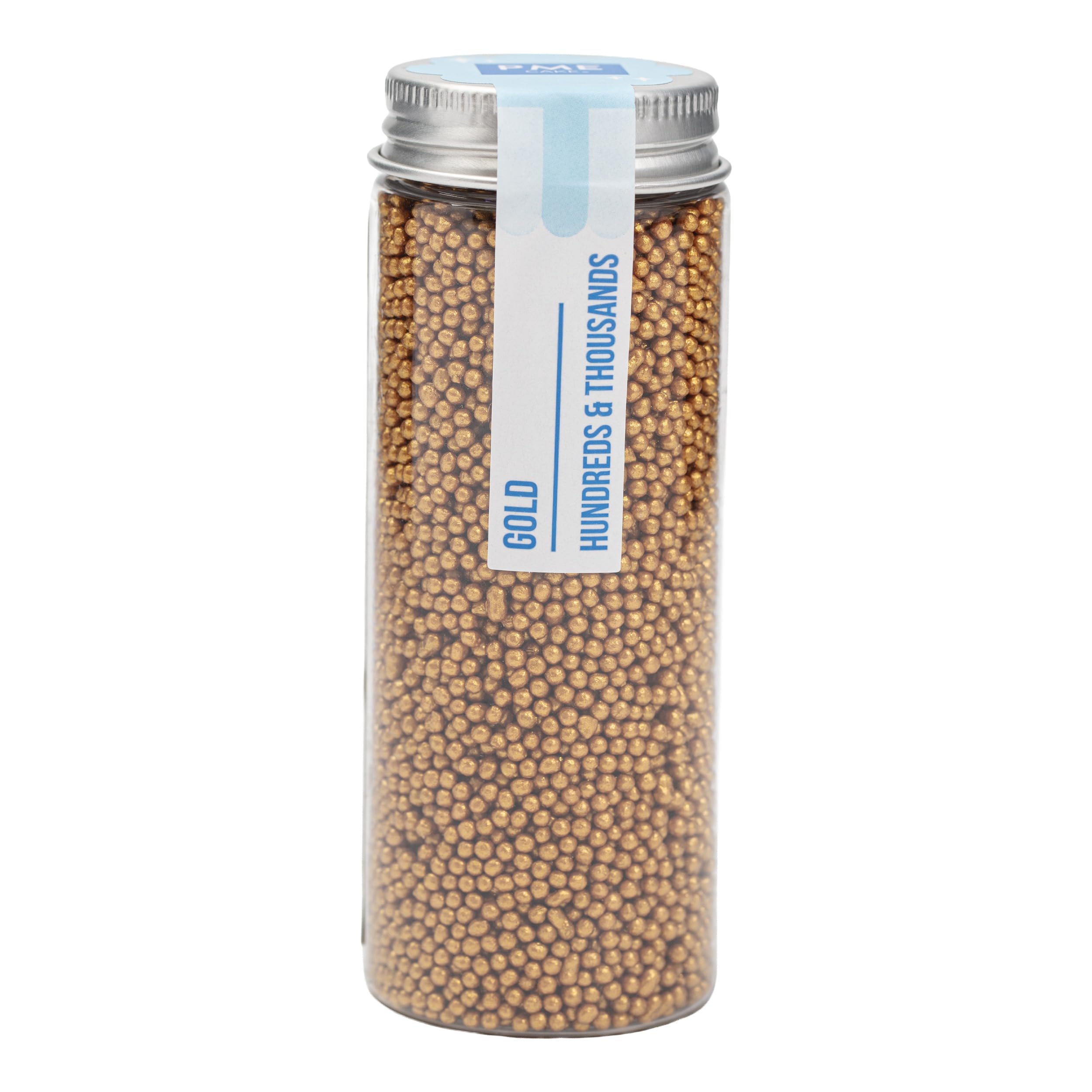 PME Gold Hundreds & Thousands Sprinkles - 86g (3oz) | Cake Decoration