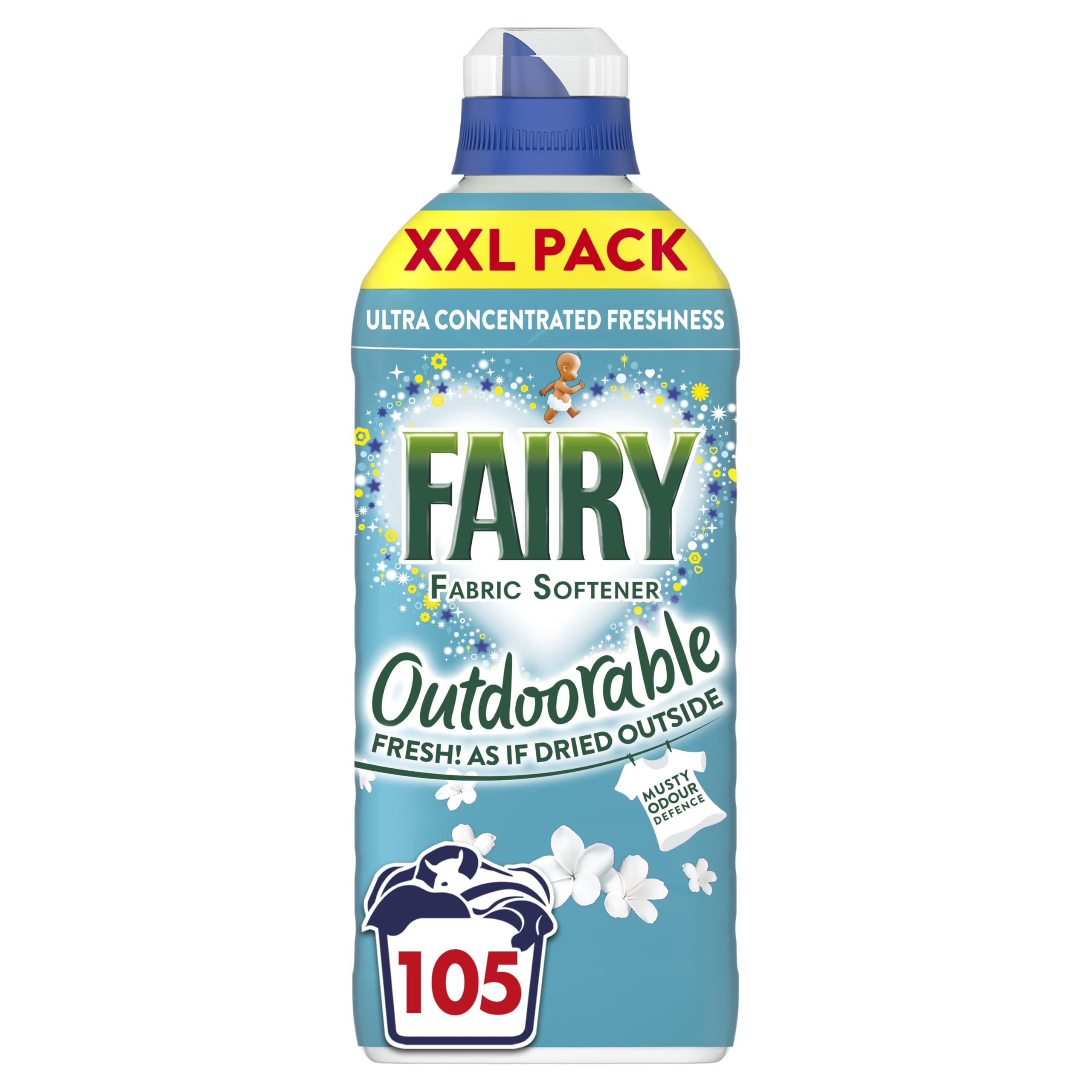 Fairy Outdoorable Liquid Fabric Softener - Ultra Concentrated Freshness | 1.47L