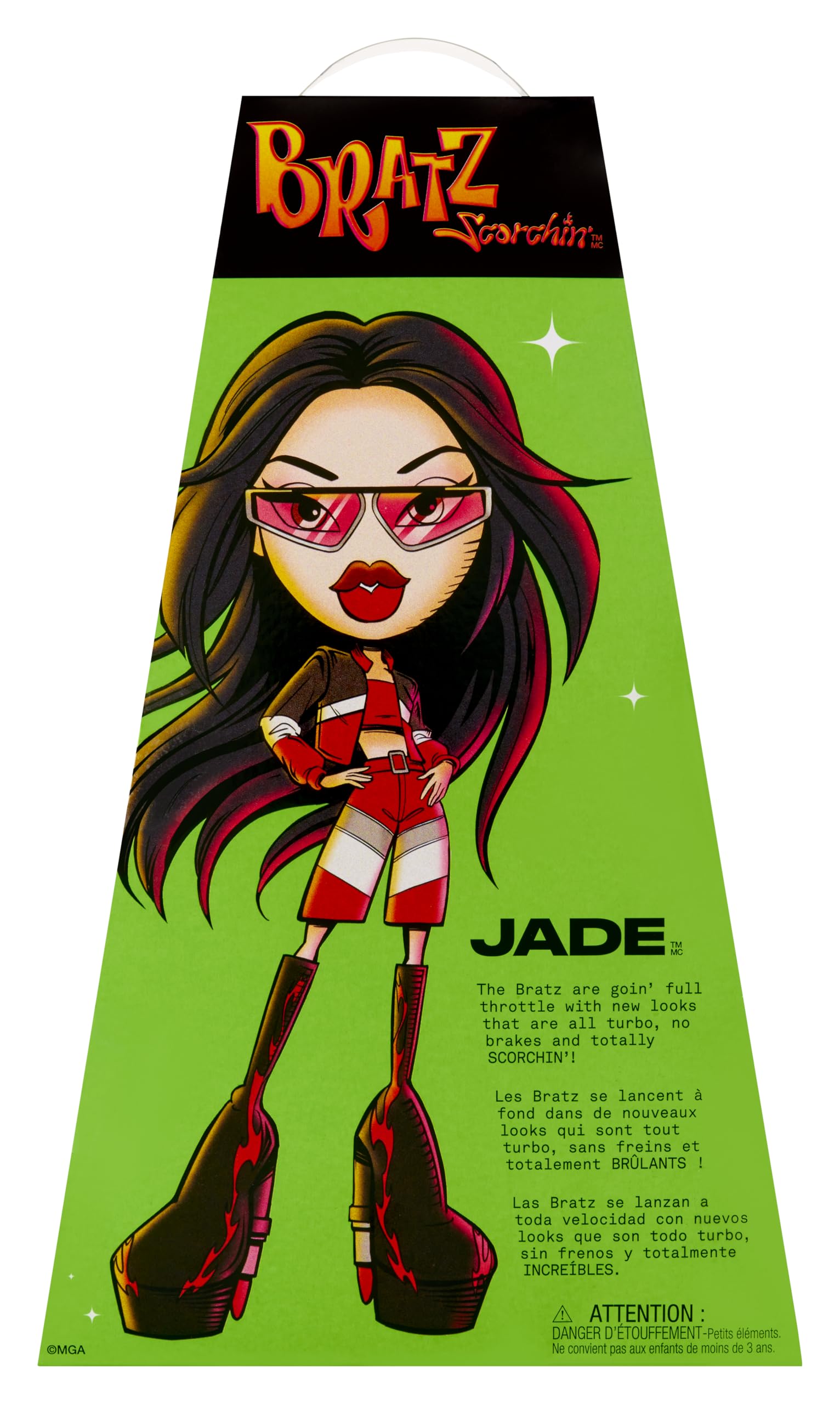 Bratz Scorchin' Jade Fashion Doll - Moto-Inspired Style with Outfit & Accessories 3