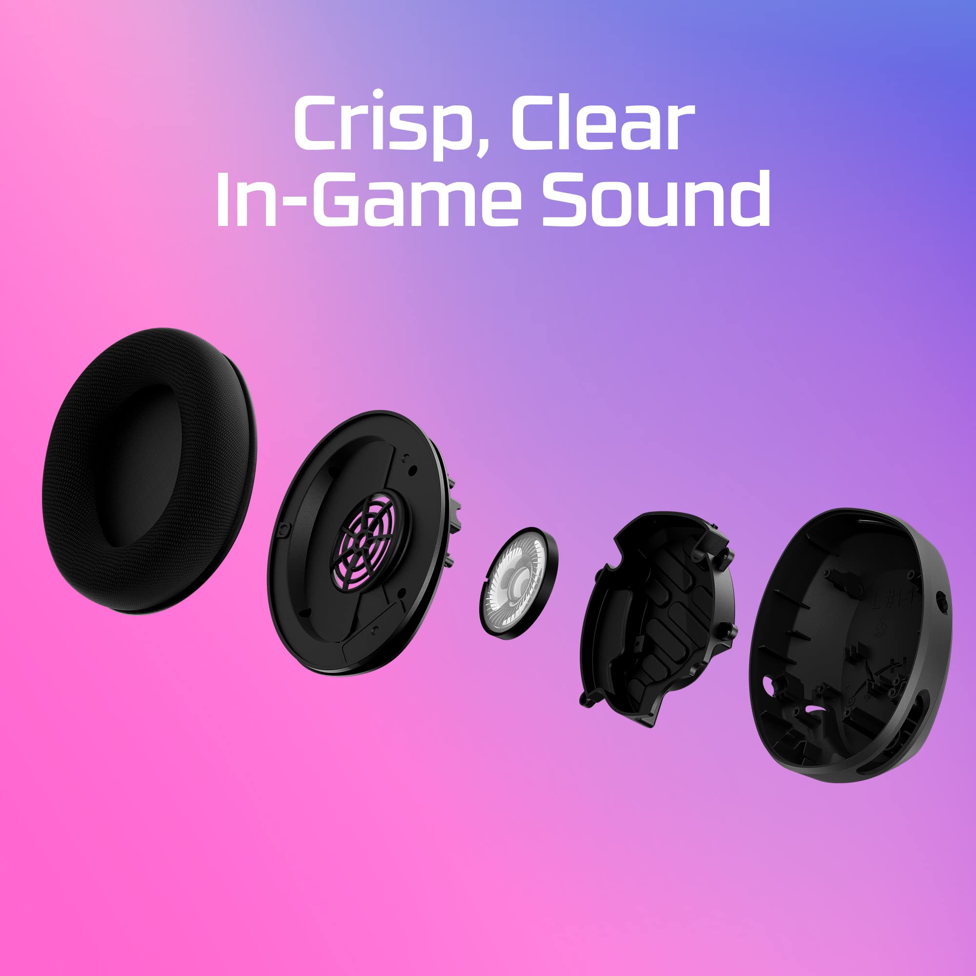 HyperX Cloud Stinger 2 Core Gaming Headset - Lightweight Comfort, Swivel-to-Mute Mic, 40mm Drivers 4