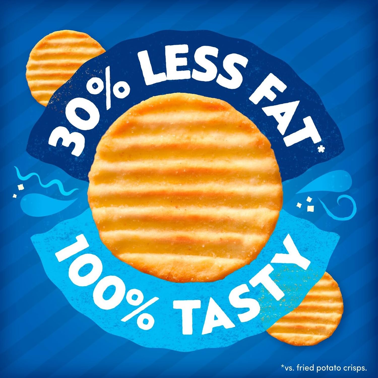 Jacob's Crinklys Salt & Vinegar Baked Snacks Share Bag, 150g 4