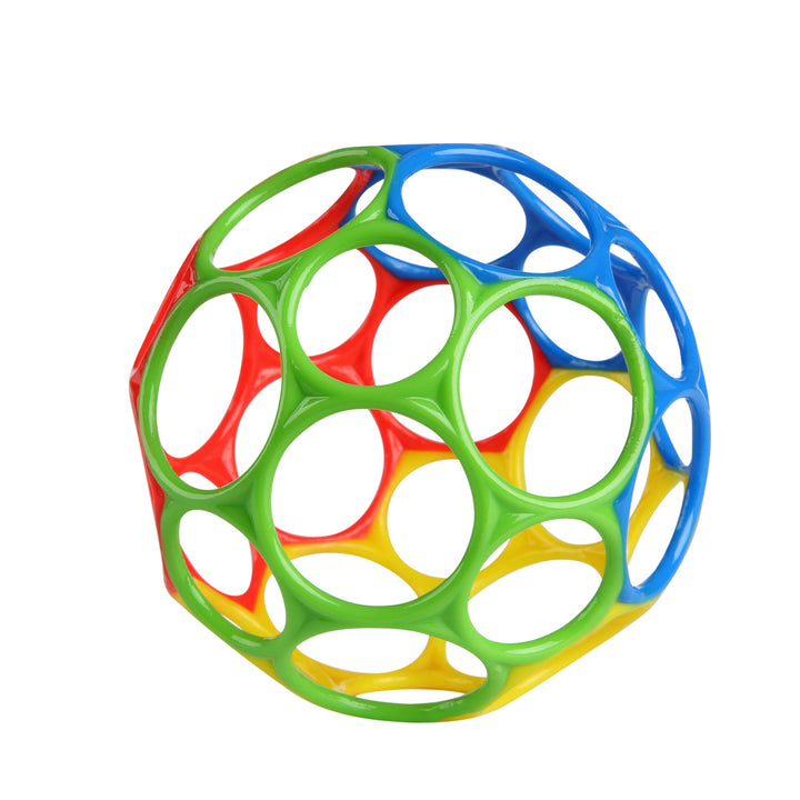 Bright Starts Oball Easy Grasp Classic Ball - BPA-Free Infant Toy for Newborns, 4-Inch Multi-Color