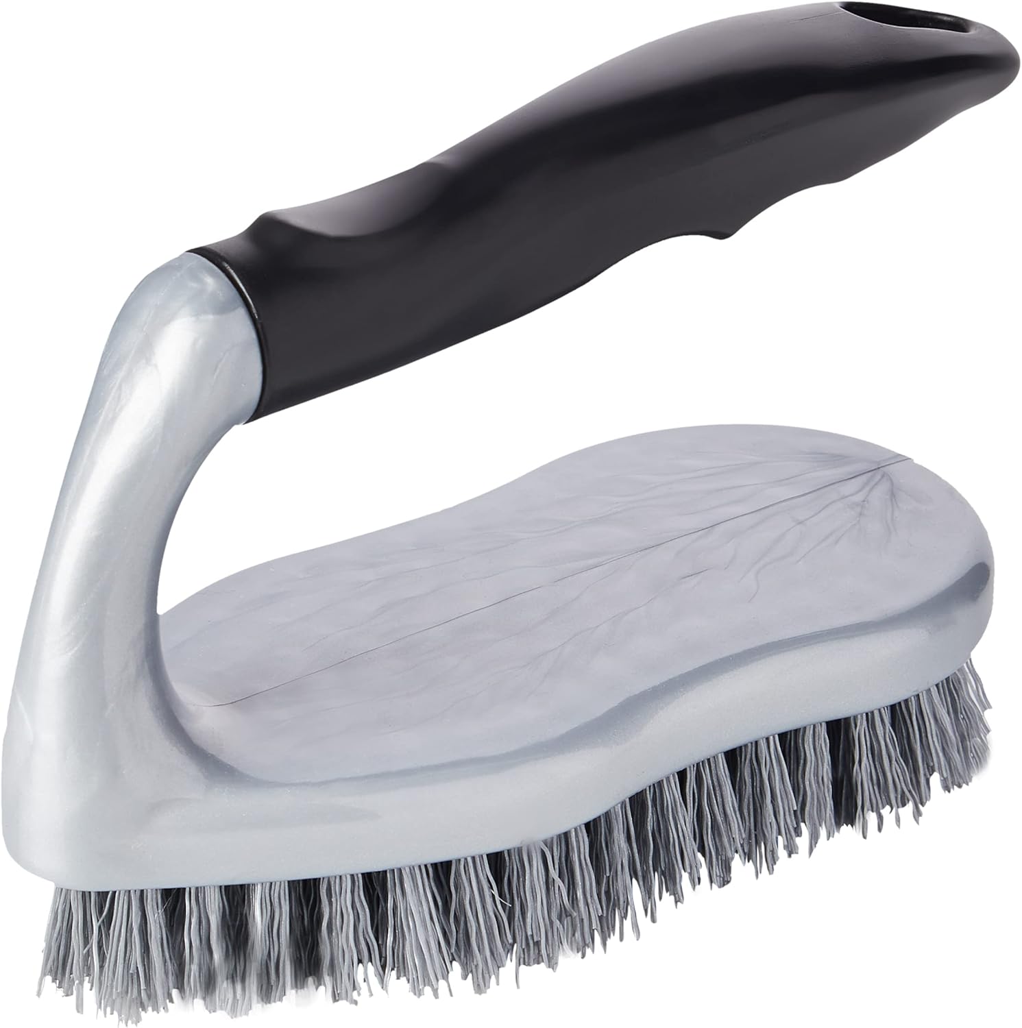 Elliott Scrubbing Brush with Grip Handle - Silver