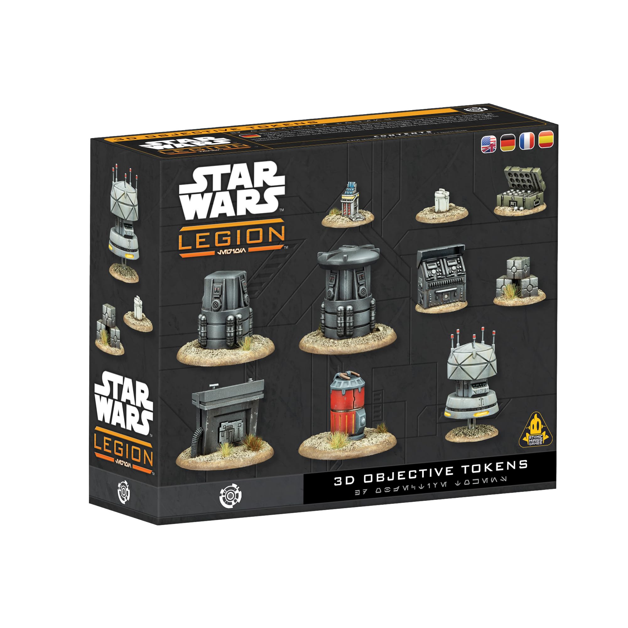 Asmodee Star Wars: Legion - 3D Objective Tokens | 10 Markers | Unisex Adult 1