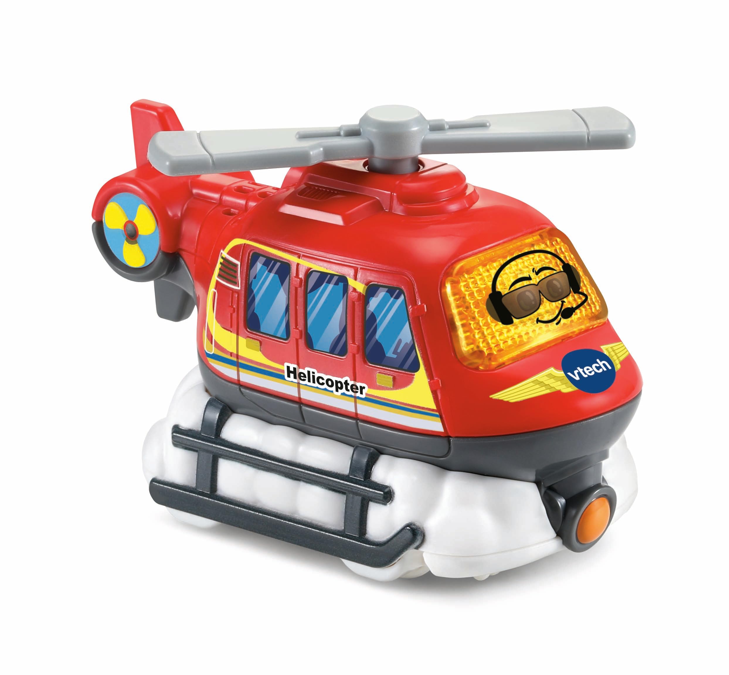 VTech Toot-Toot Drivers Helikopter – Interaktives Musikfahrzeug mit Lichtern und Geräuschen für Kleinkinder