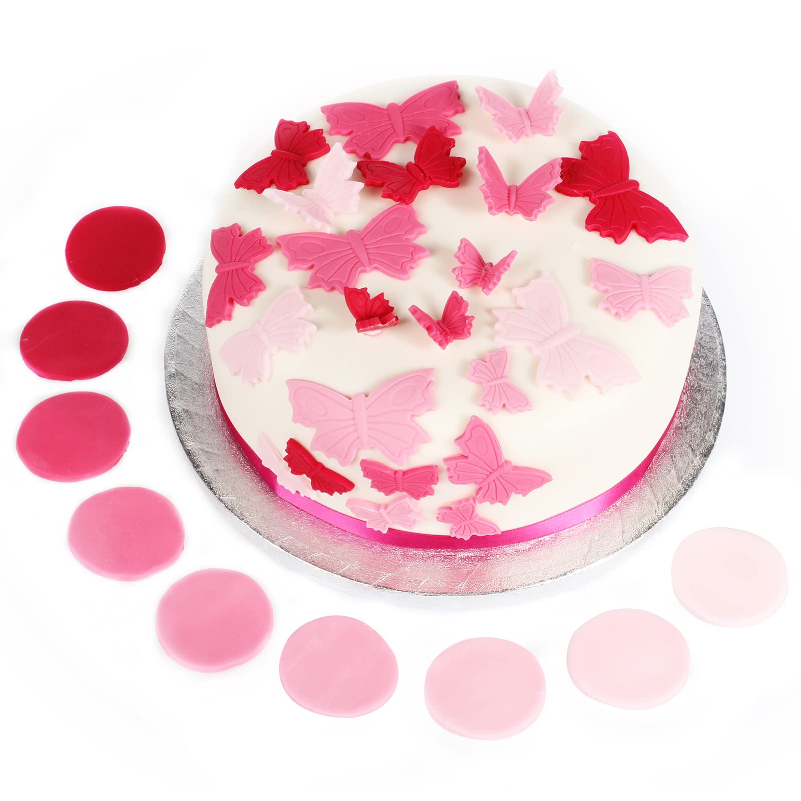 Colour Splash – Reds 5er-Pack Lebensmittelfarbgele, hochkonzentriert, einfach anzuwendende Quetschtuben für Kuchen und Zuckerguss 5