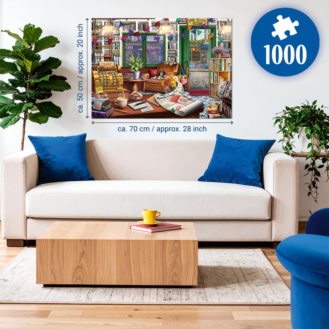 Ravensburger Enchanted Bookshop 1000 Piece Jigsaw Puzzle