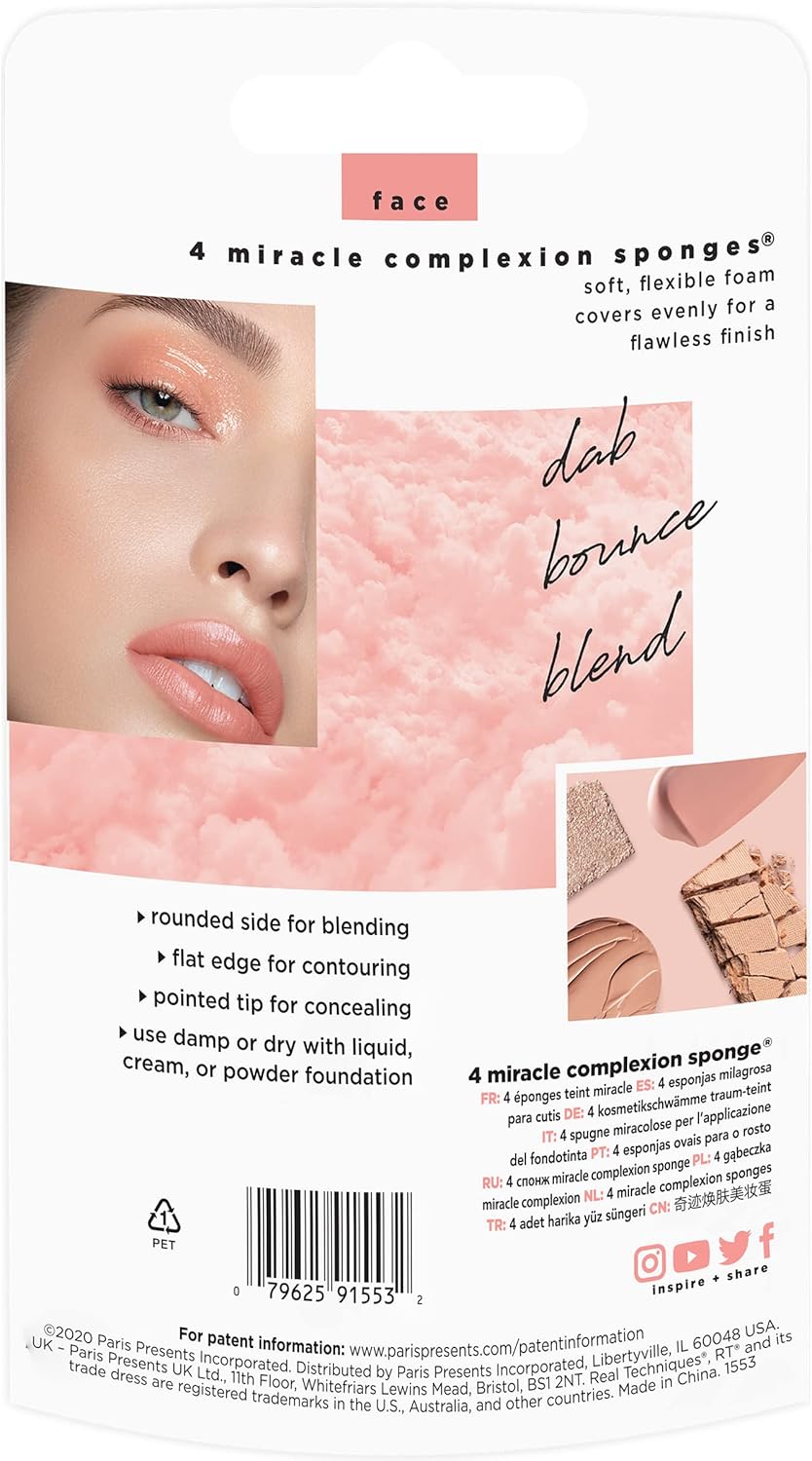 REAL TECHNIQUES Miracle Complexion Sponge (Pack of 4) 7