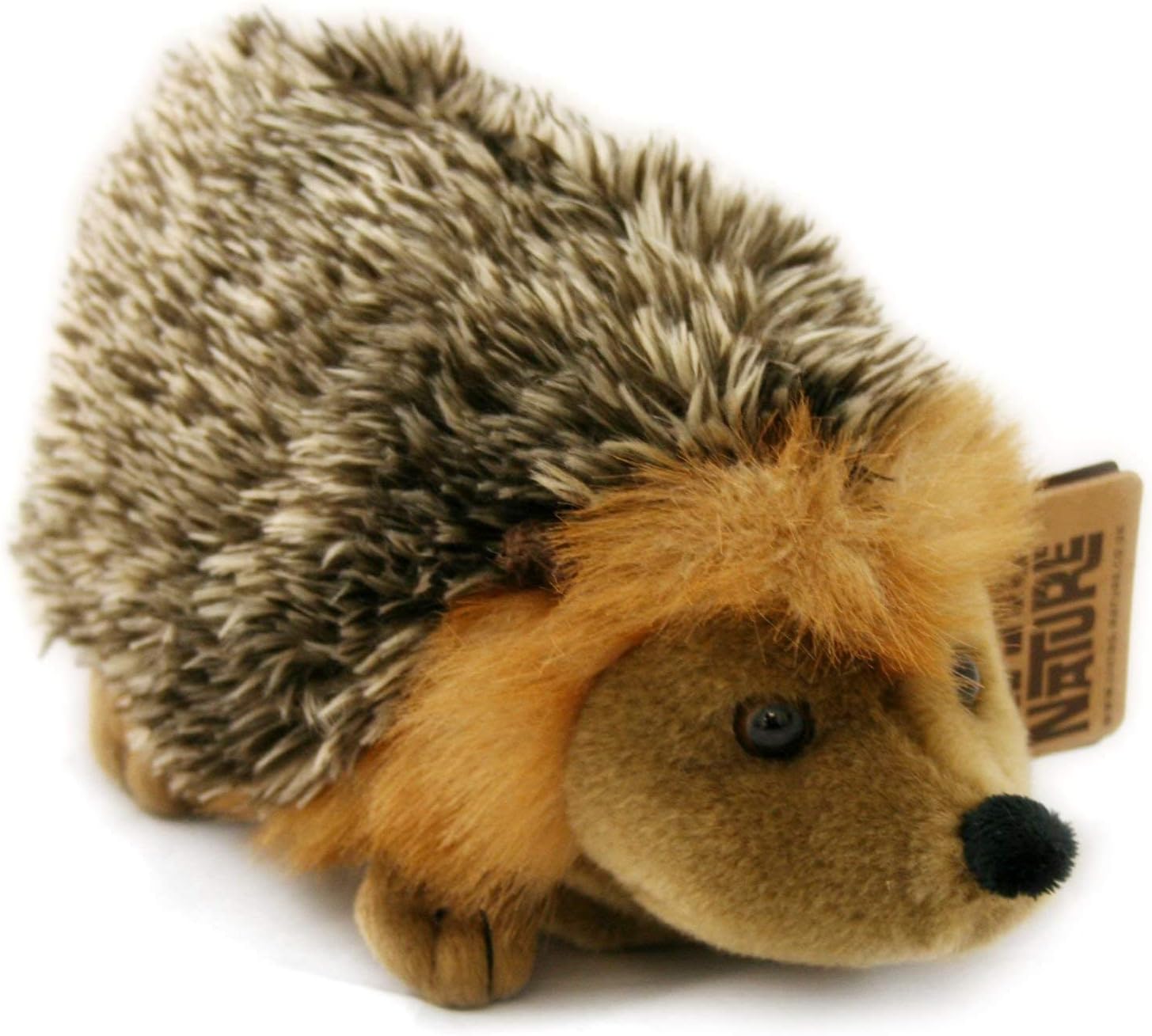 Living Nature Large Hedgehog Soft Toy - Realistic Plush with Educational Fact Tag 4