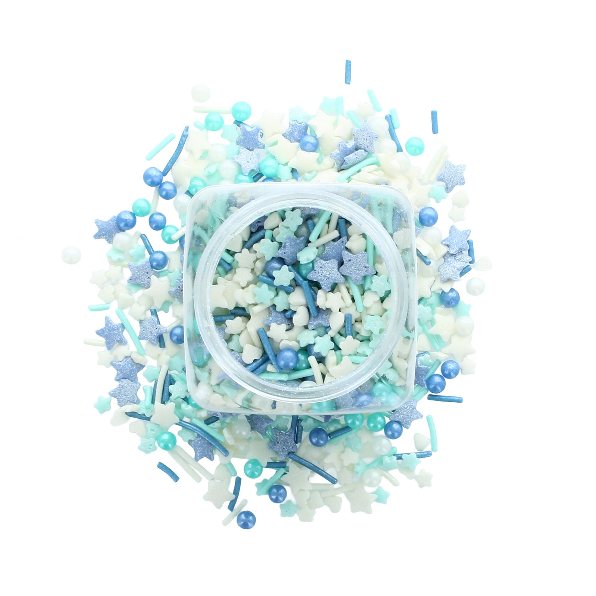 Baked with Love - Blue Sprinkles Party Mix | 90g Resealable Bottle 4