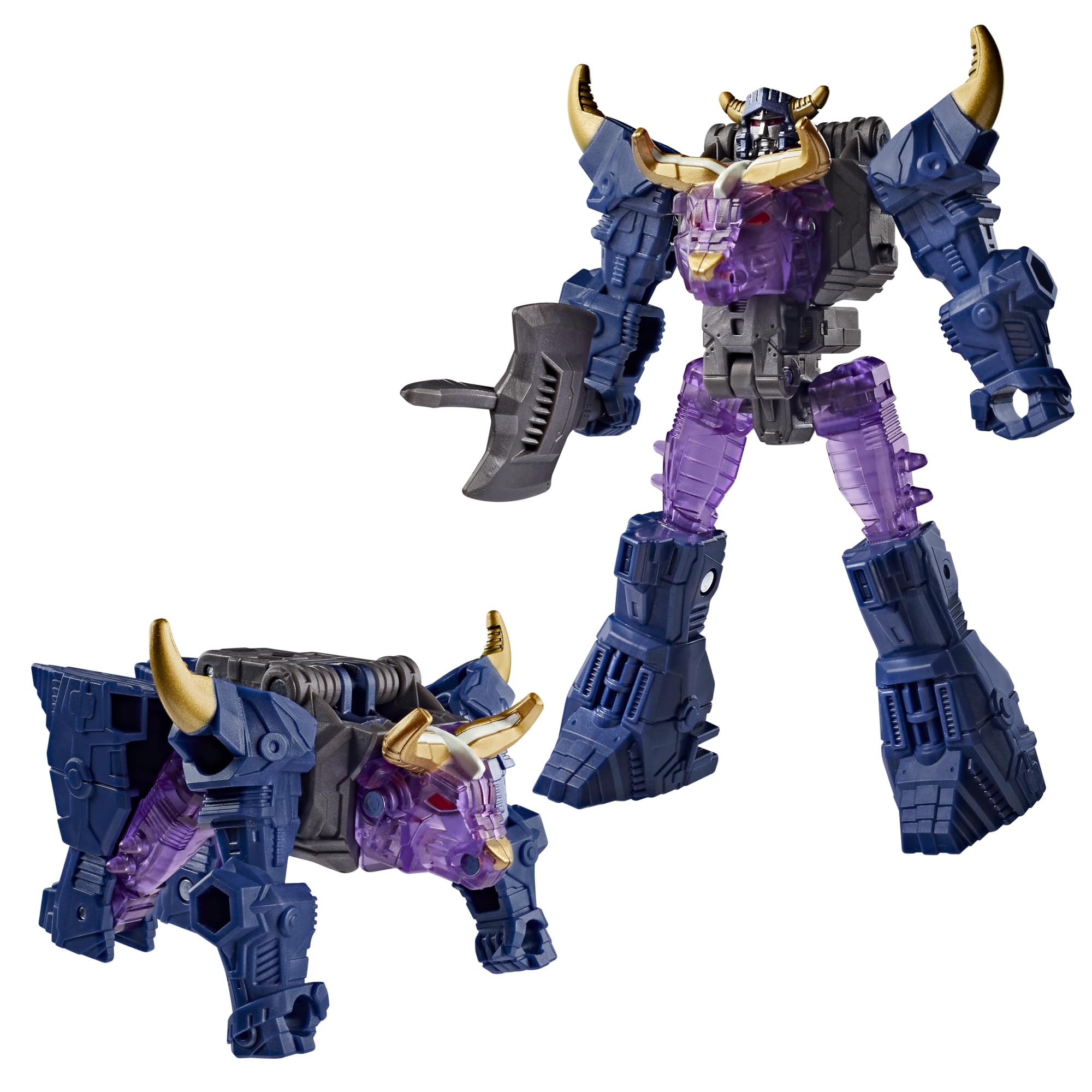 Transformers Megatron Cyber Changers Energon Surge - 4-Inch Action Figure | Glow in the Dark | Ages 6+